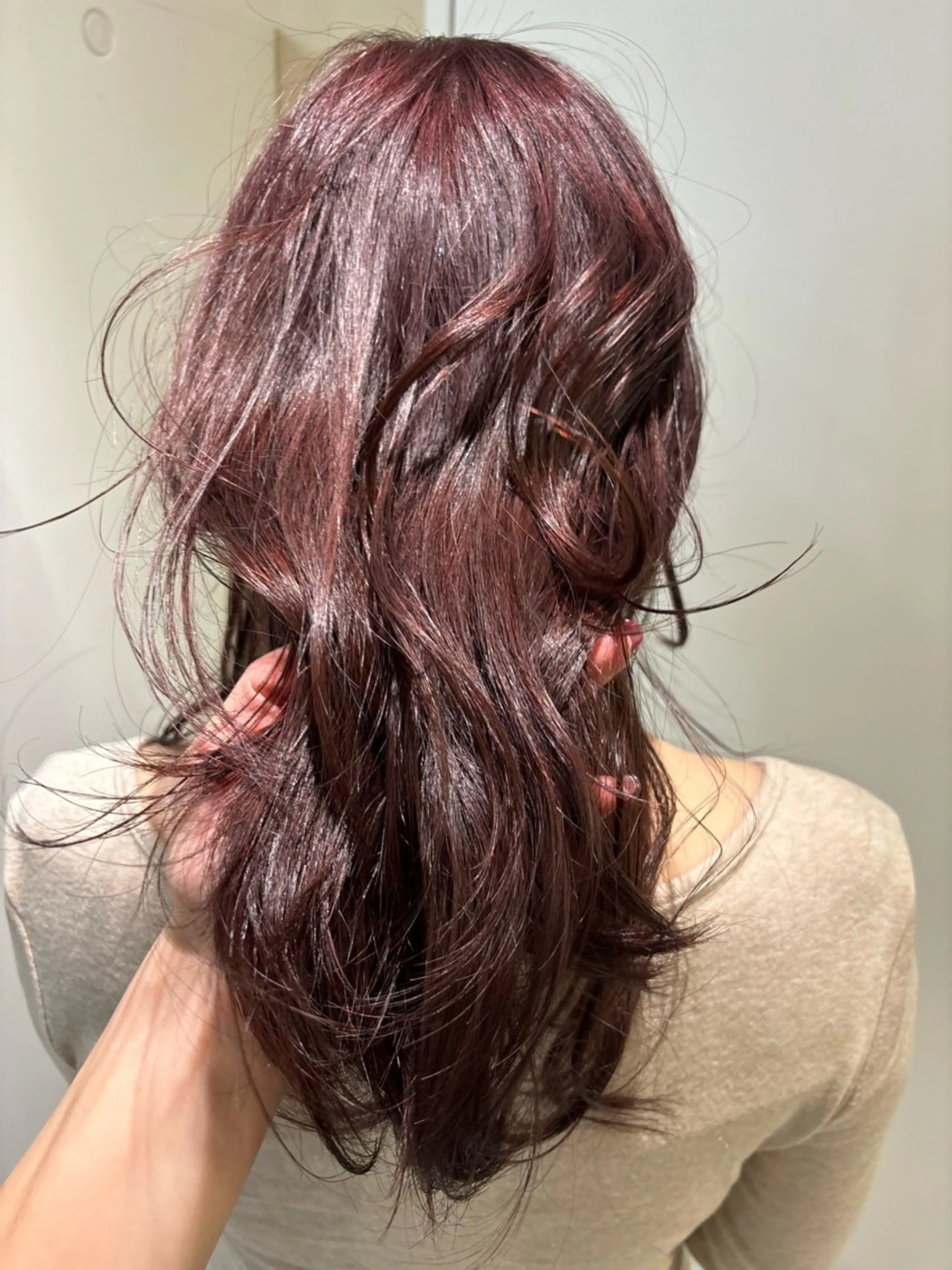 セミロング カラー ヘアアレンジ カット ヘアカラー トリートメント Opus🐕kato Mizuki🐕のヘアスタイル