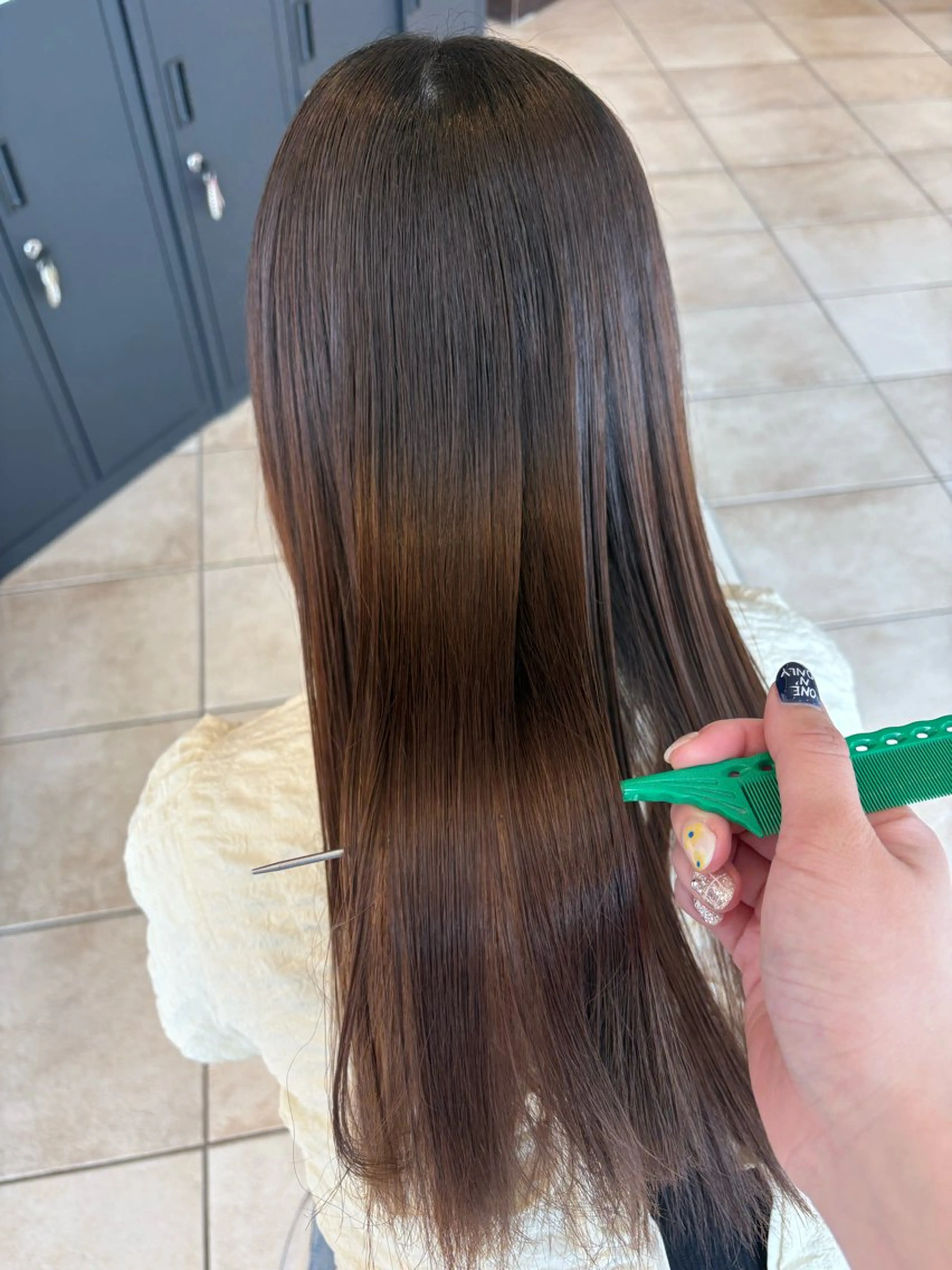 うる艶&縮毛矯正 ⟡.·小林理菜⟡.·のヘアスタイル