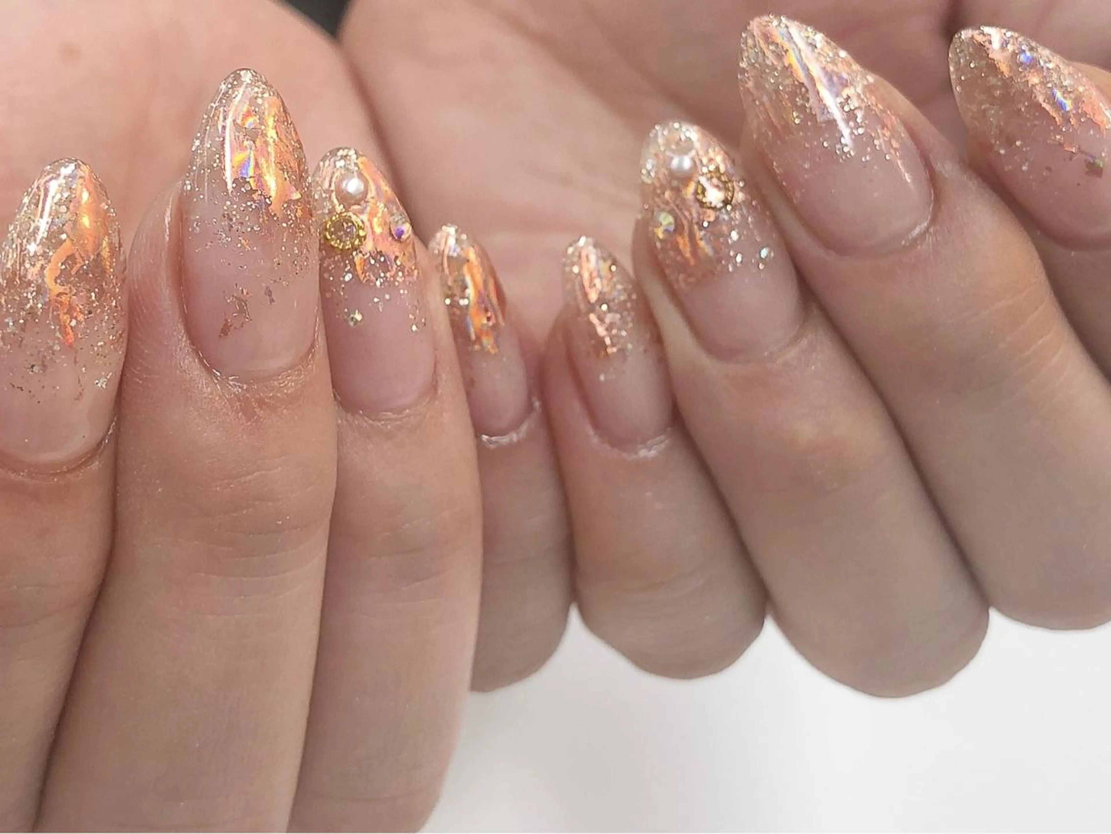 ネイル スカルプネイル シンプルネイル クレアラルーチェ 広島店のマツエク・マツパデザイン