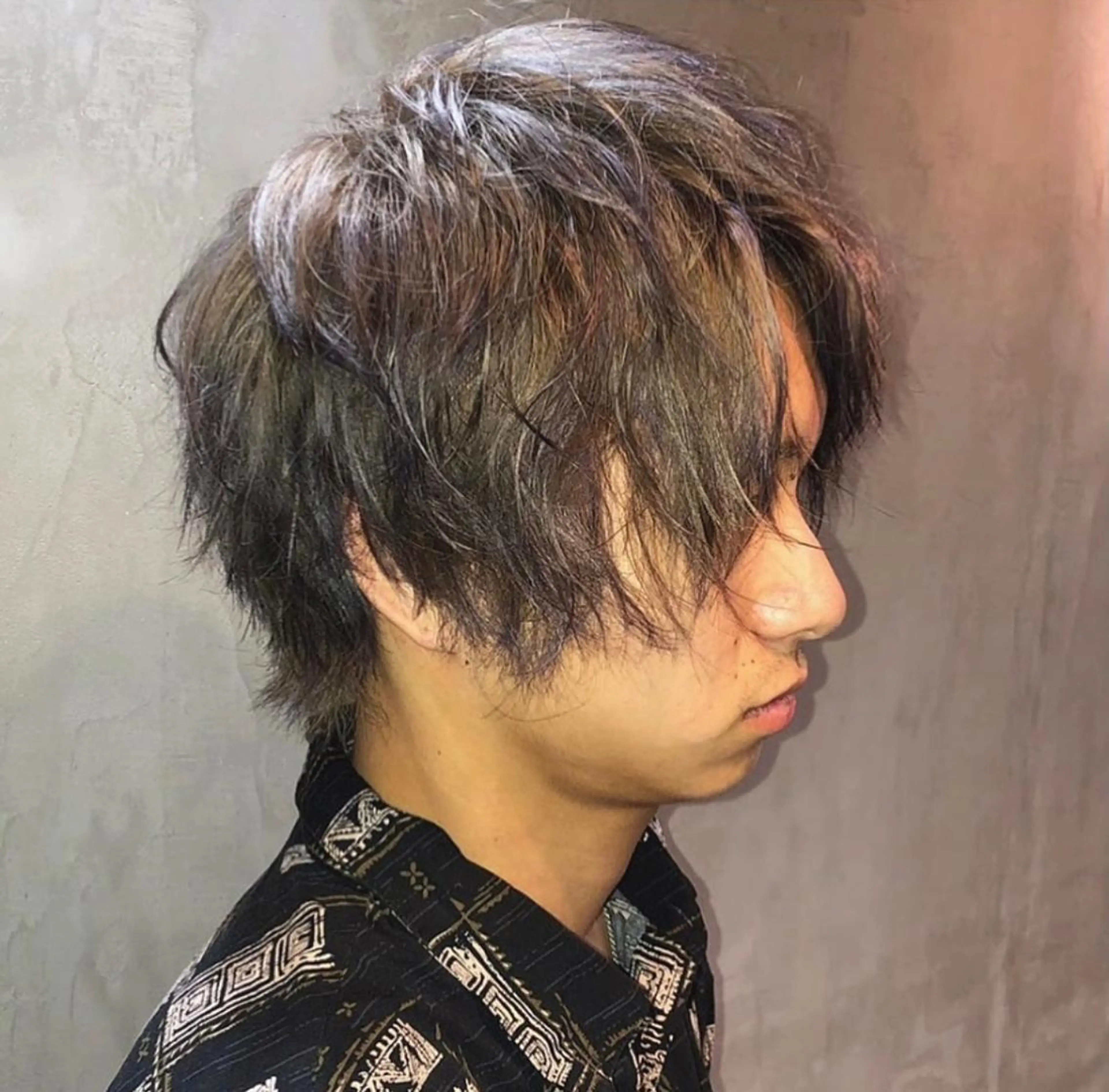 ショート カラー メンズ 韓国レイヤー/髪質 改善/縮毛🤍吉田のヘアスタイル