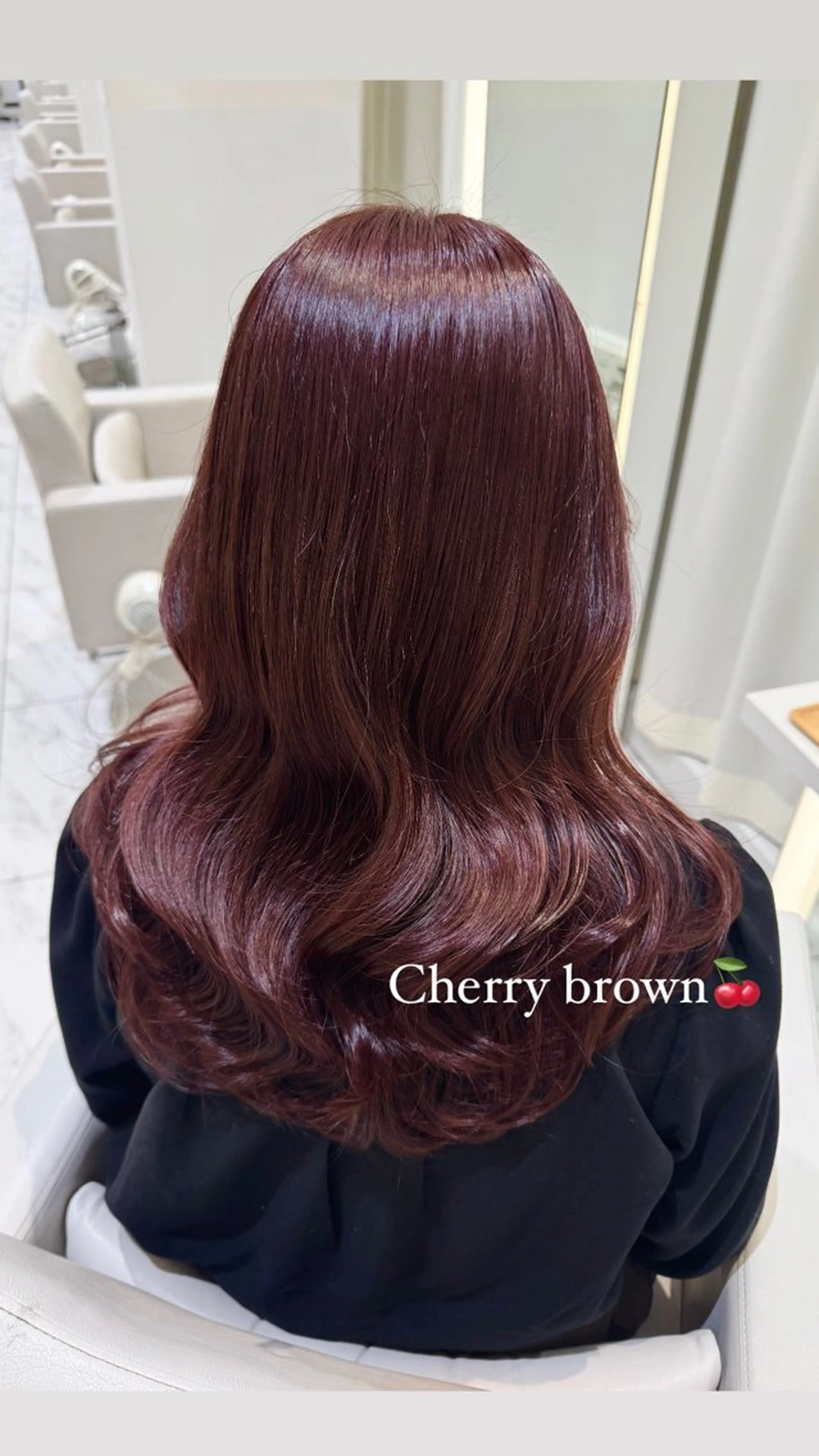 ミディアム カラー ブリーチ ブリーチなしカラー 鈴木 まゆのヘアスタイル