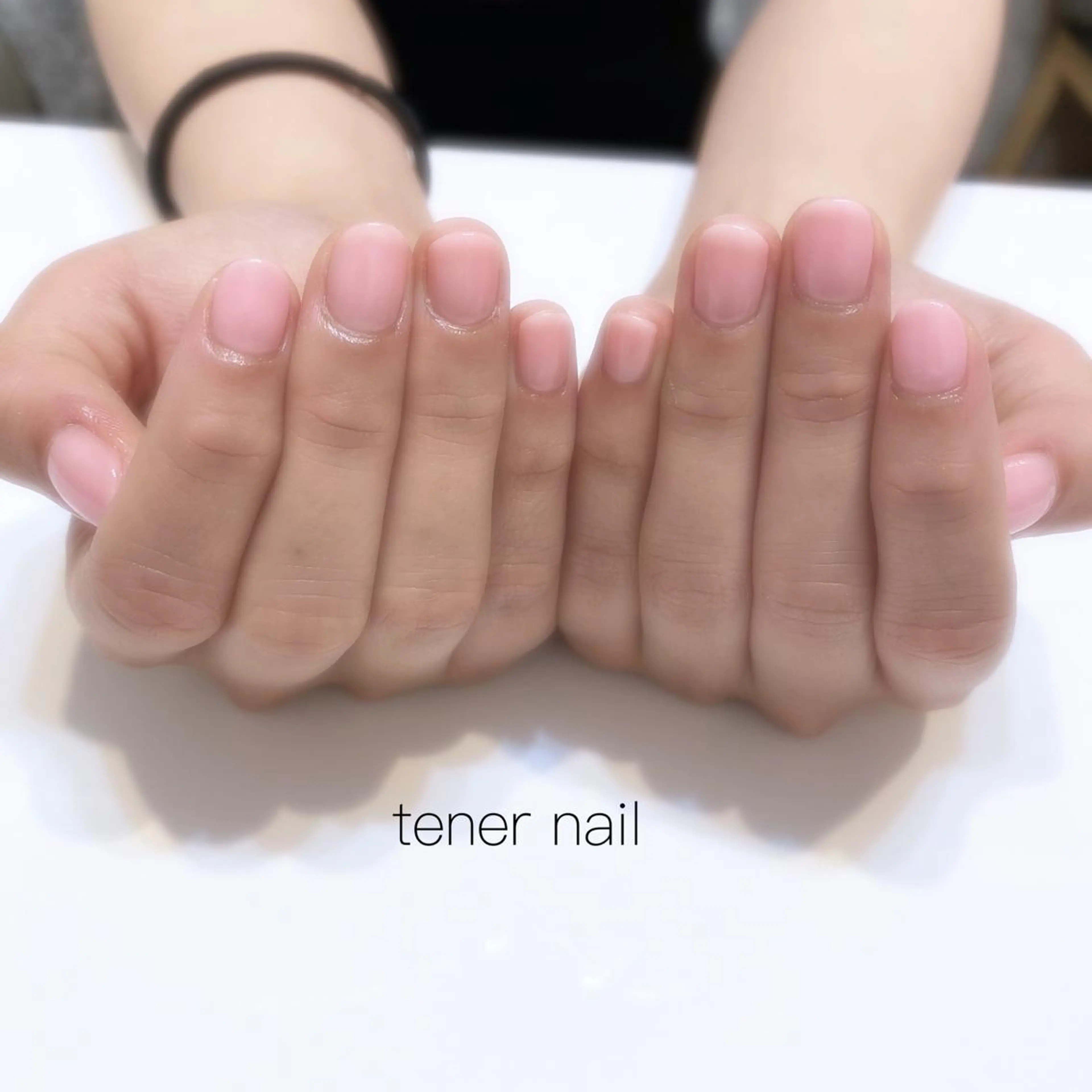 ネイル オフィスネイル ピンク ショートネイル tener  nail  テネルネイル所属・テネルネイル tener nailのネイルデザイン