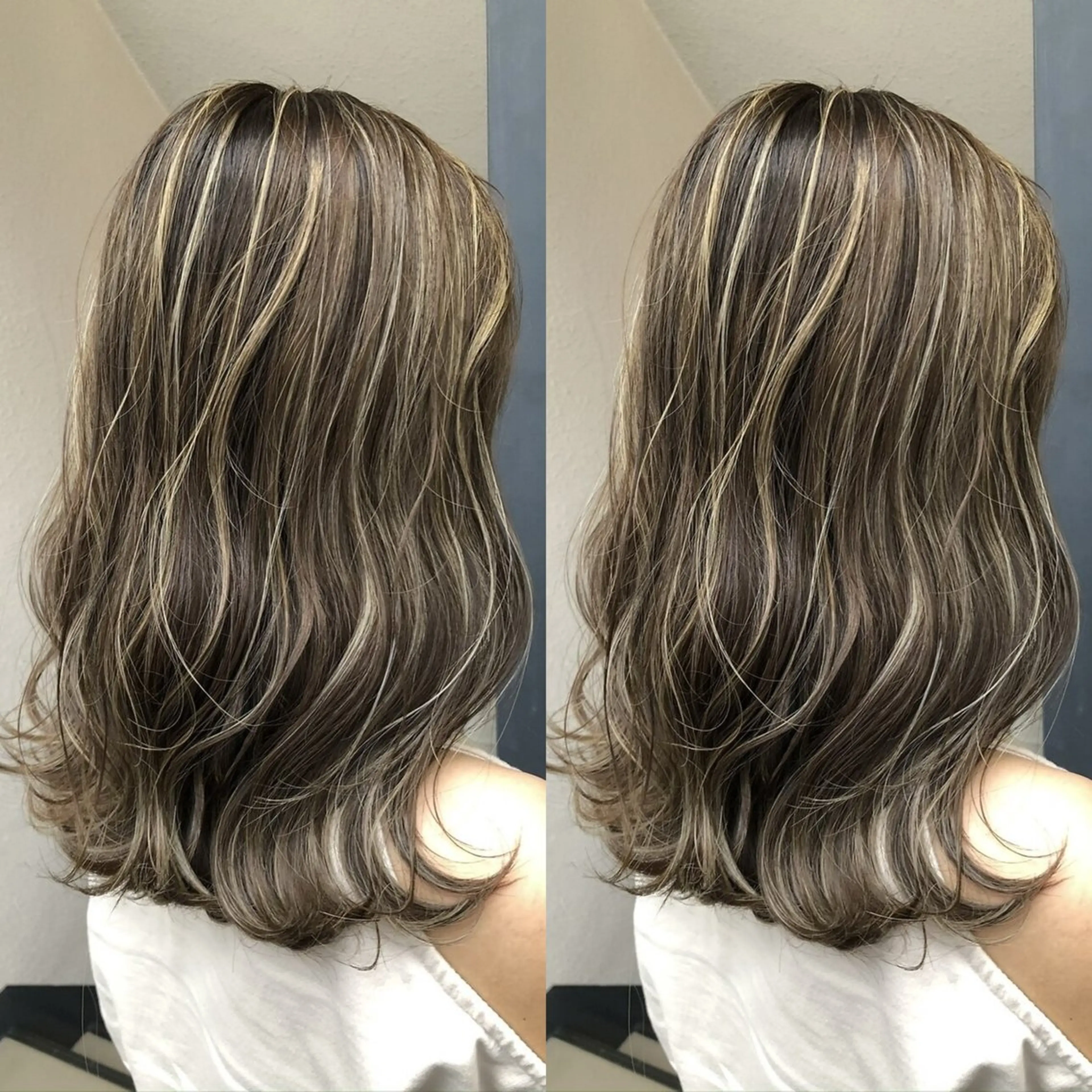 ロング カラー ハイライトカラー ハイライト ヘアカラー D.I.E.V.A銀座  艶髪/美髪髪質改善＆トリートメント【ディーバ】所属・透明感カラー🤍/ 髪質改善🖤airiのヘアスタイル