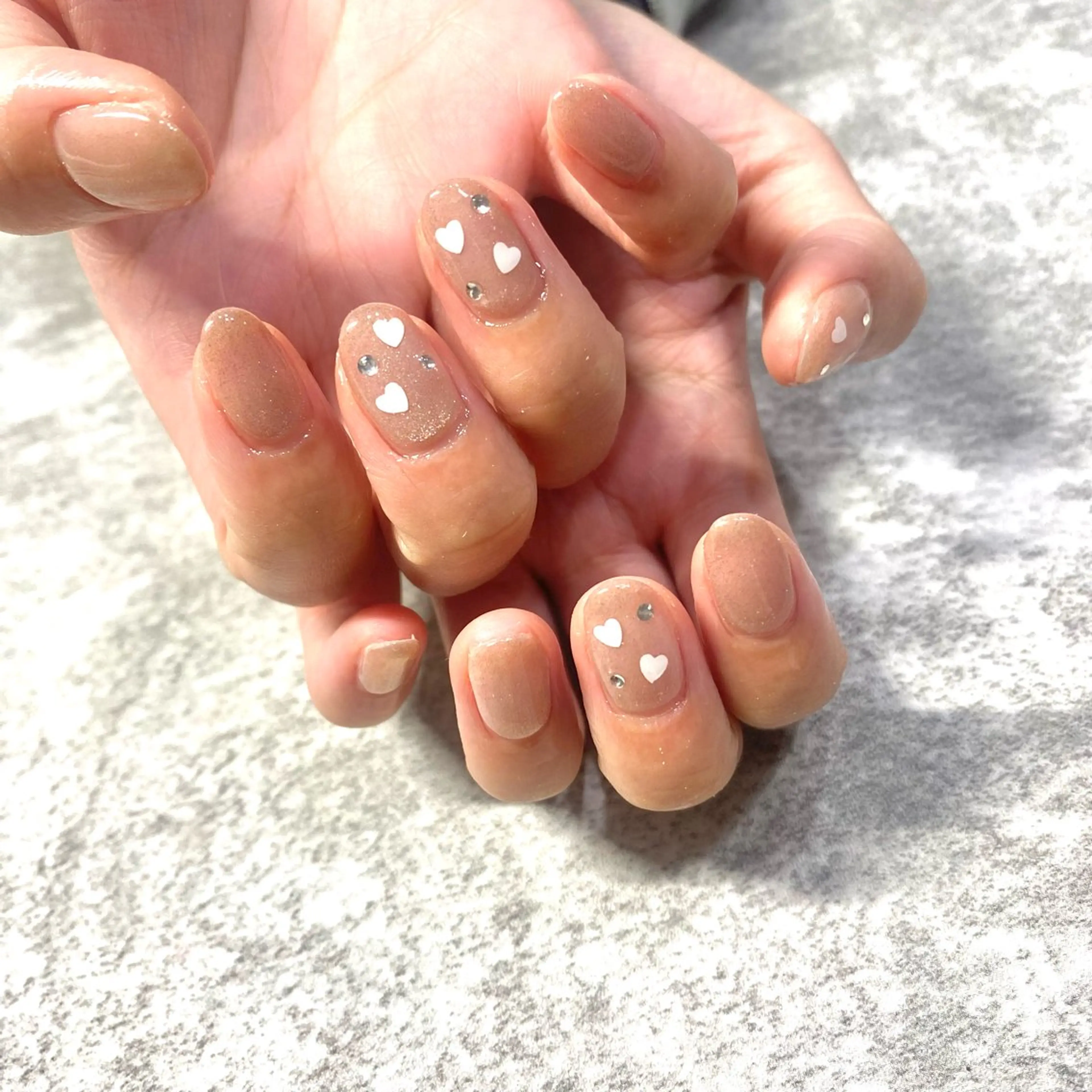 ネイル ハート オフィスネイル ハンドネイル ★Rinail... .のネイルデザイン