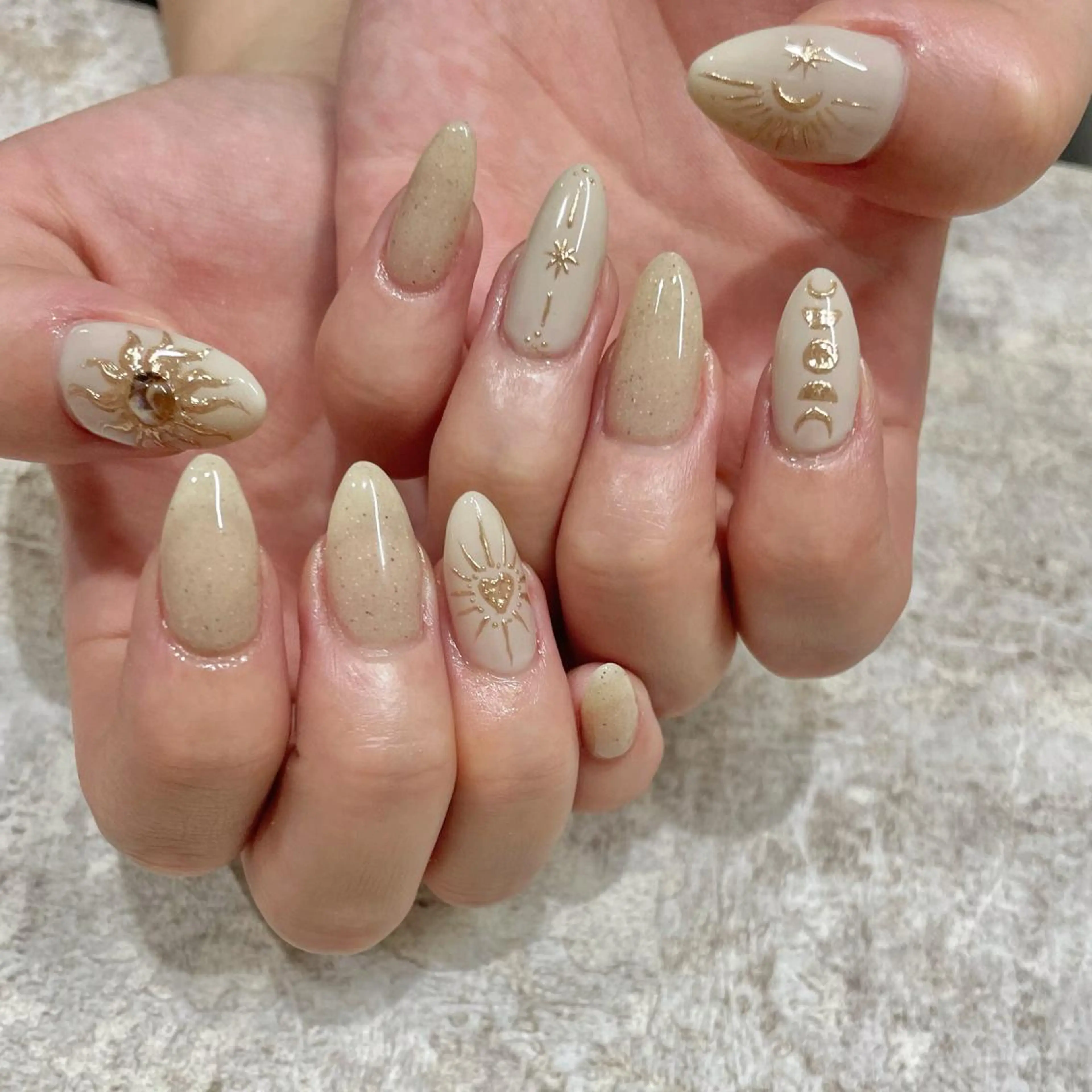 ネイル ハンドネイル Radia bykaonailsのネイルデザイン