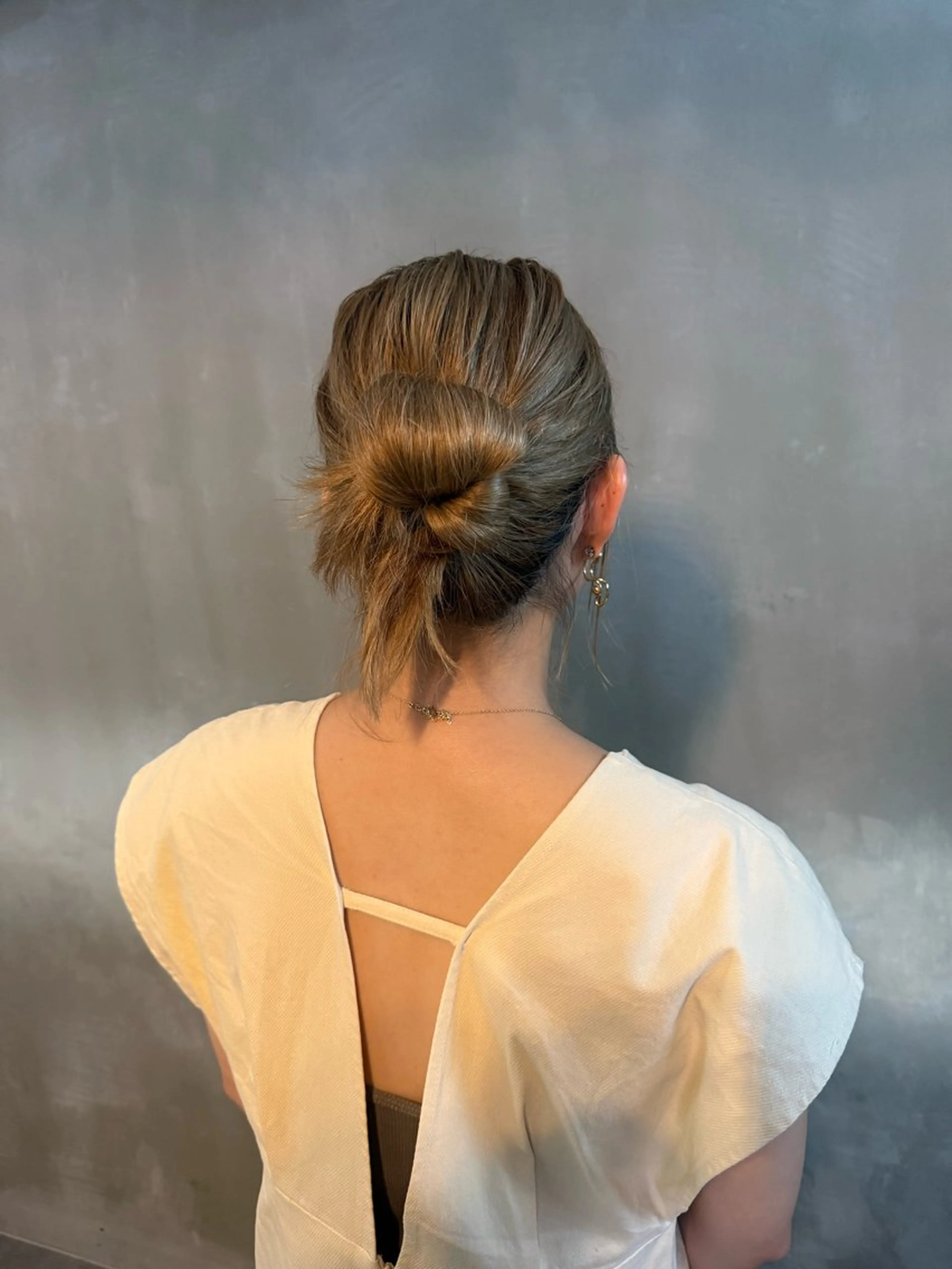 ミディアム ヘアセット LeAng所属・佐伯 桃のヘアスタイル