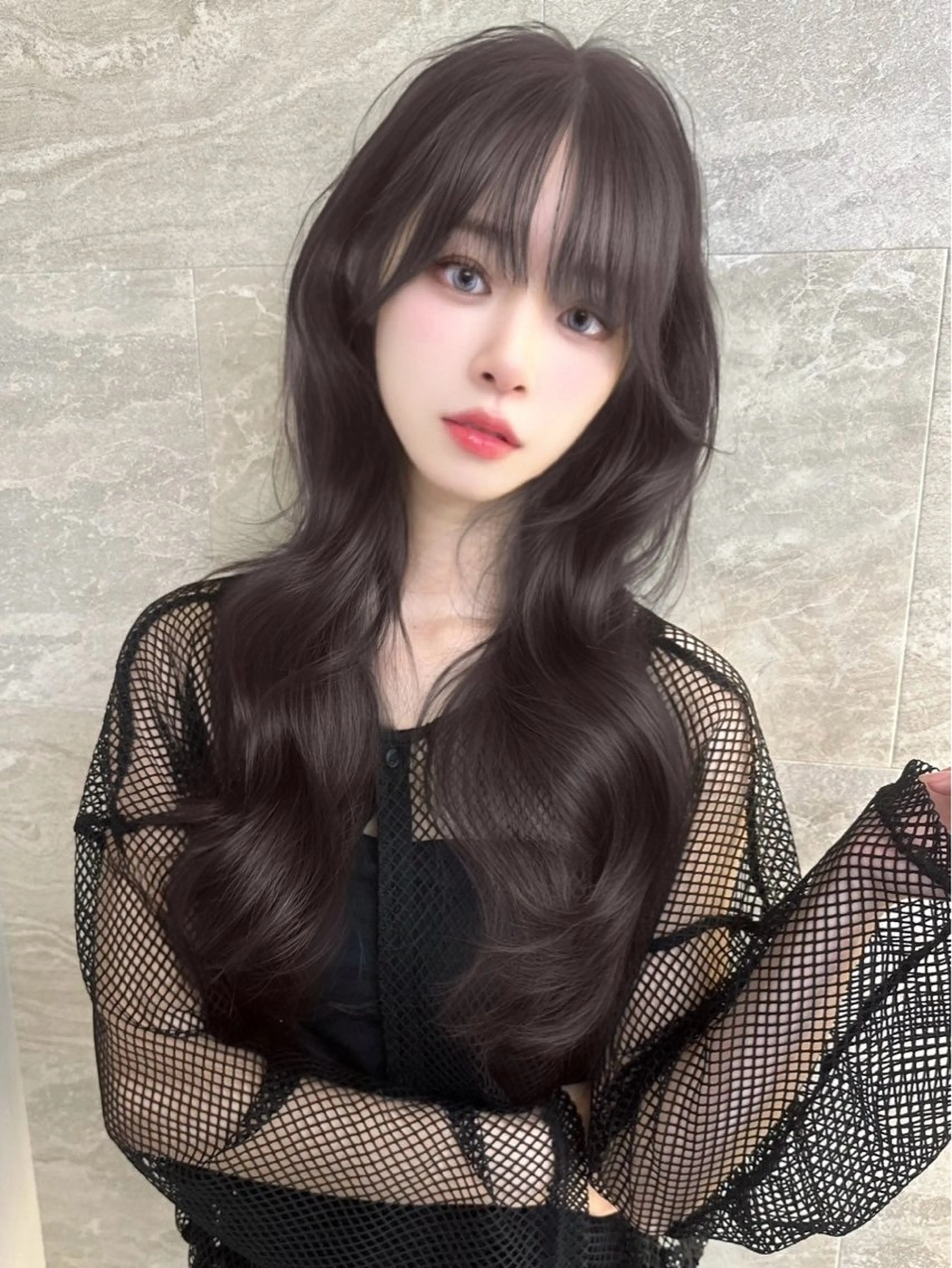 ミディアム レイヤー/韓国❣️ 髪質改善/e_kiのヘアスタイル