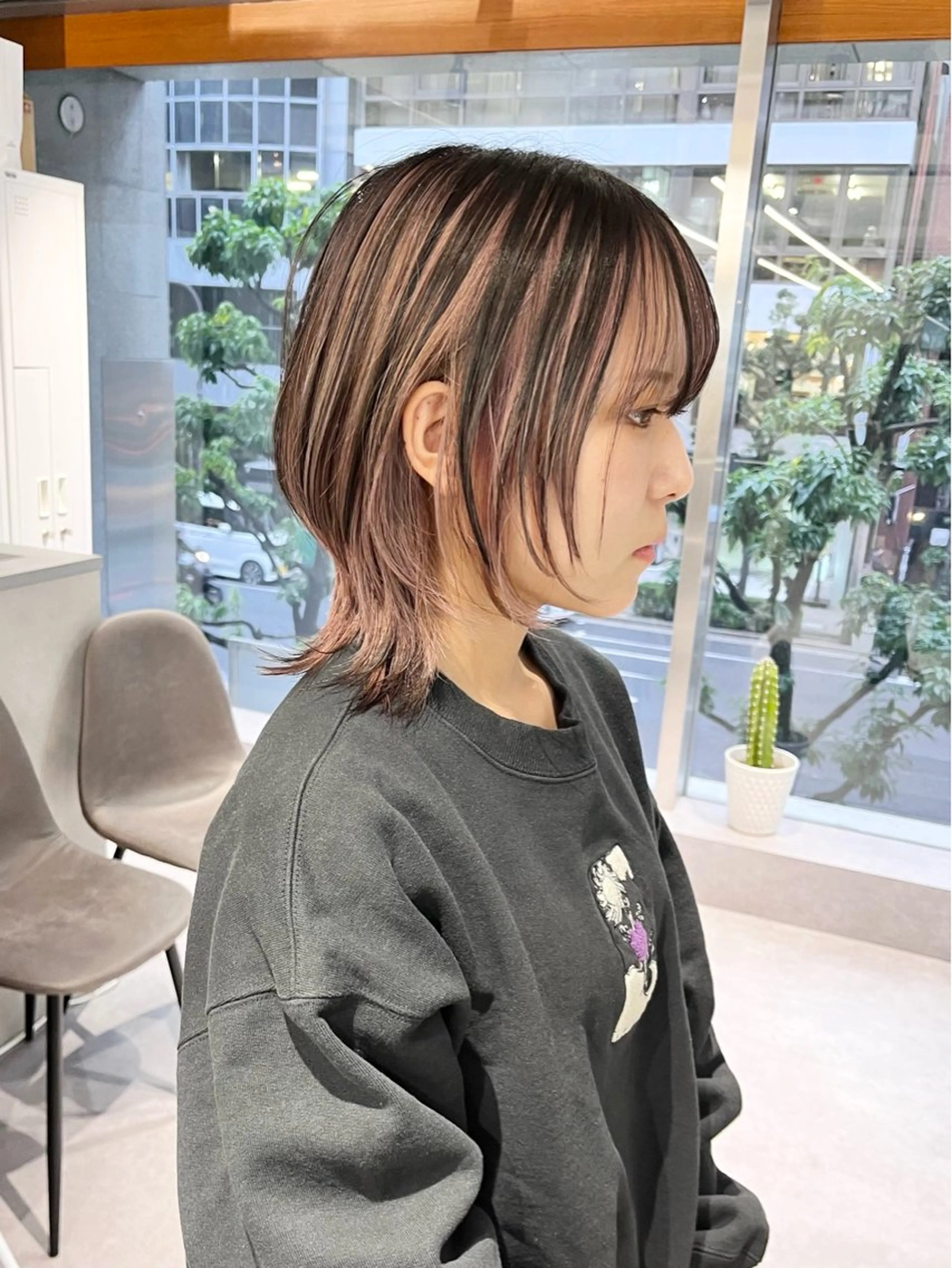 カラー 渡辺春衣 ♡デザインカラーのヘアスタイル