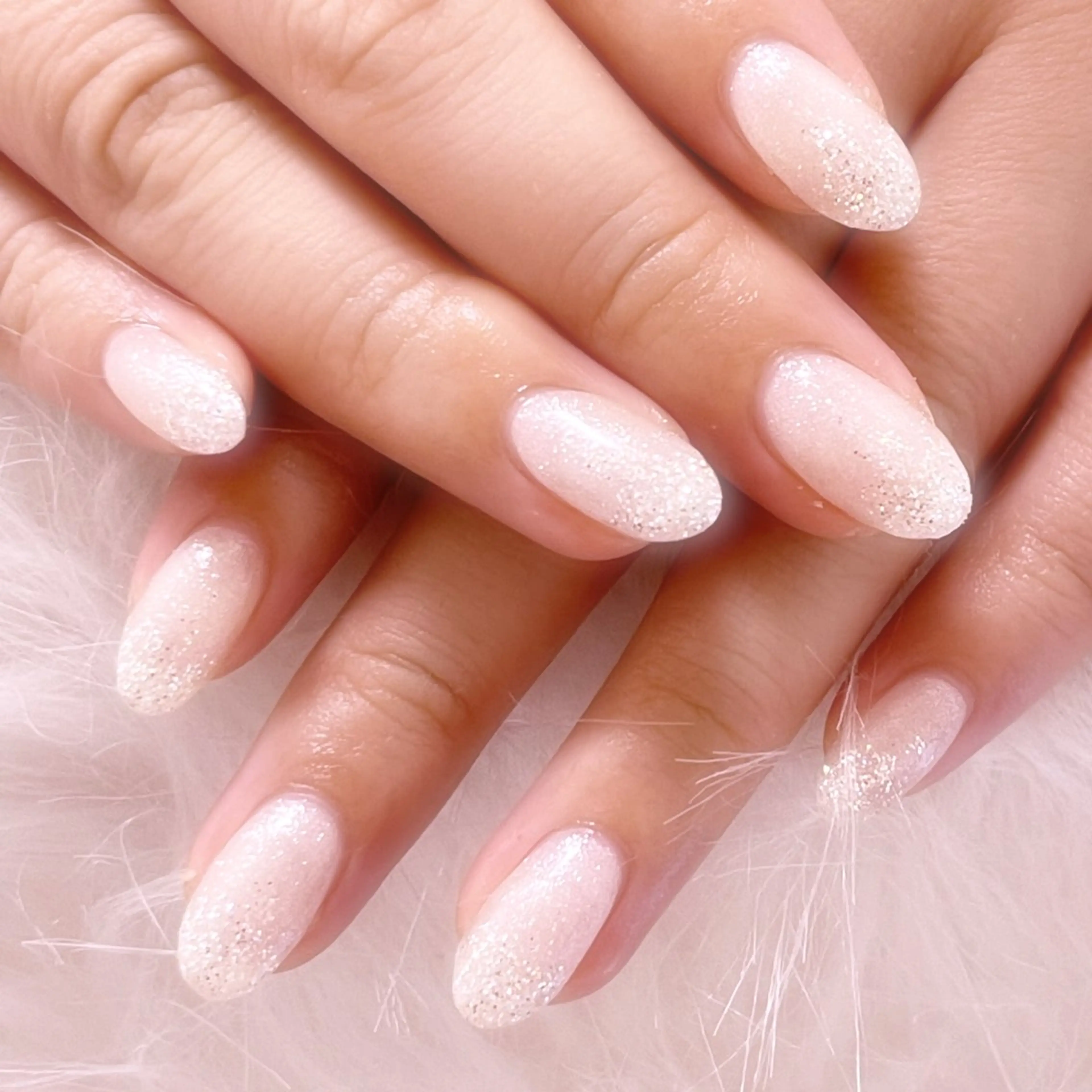 ネイル 長さ出し フットネイル ジェルネイル ラメ(グリッター) マグネットネイル ハンドネイル 梅島のネイル屋さん所属・梅島の ネイル屋さんのネイルデザイン