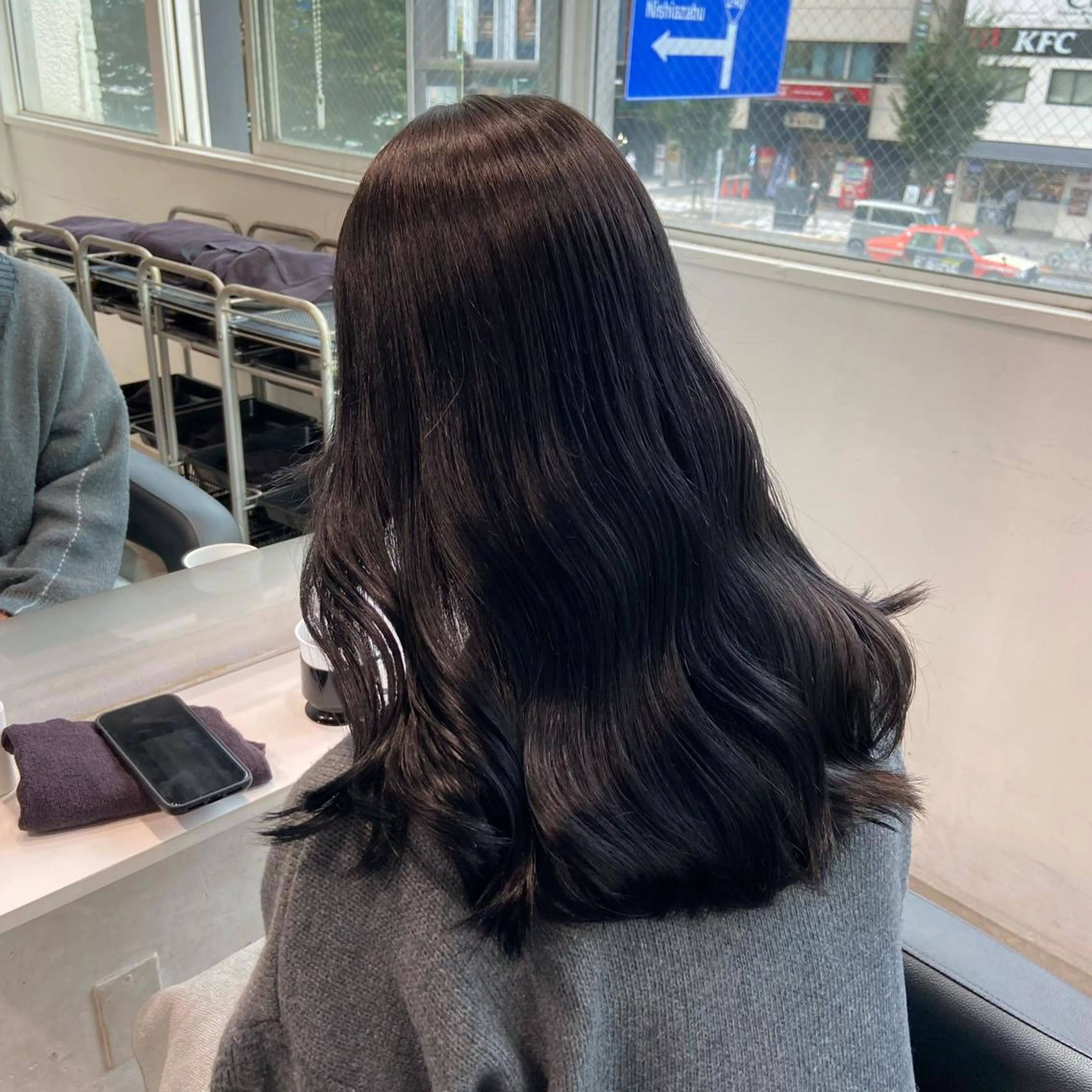 ロング トレンドモテカラー 🩷色落ちまで可愛くのヘアスタイル