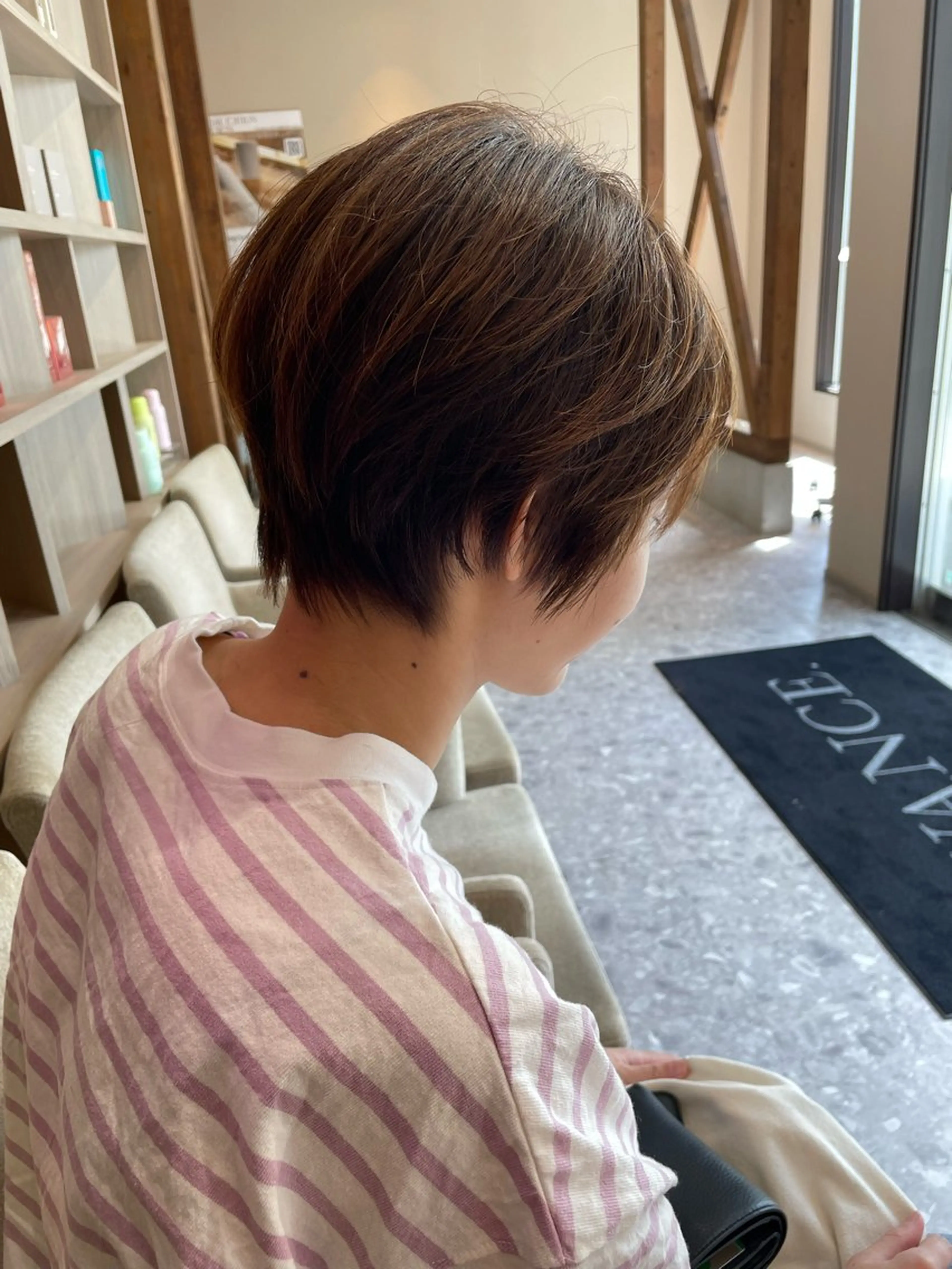 ショート 髪質改善カラー🌈✨ 加藤 愛のヘアスタイル