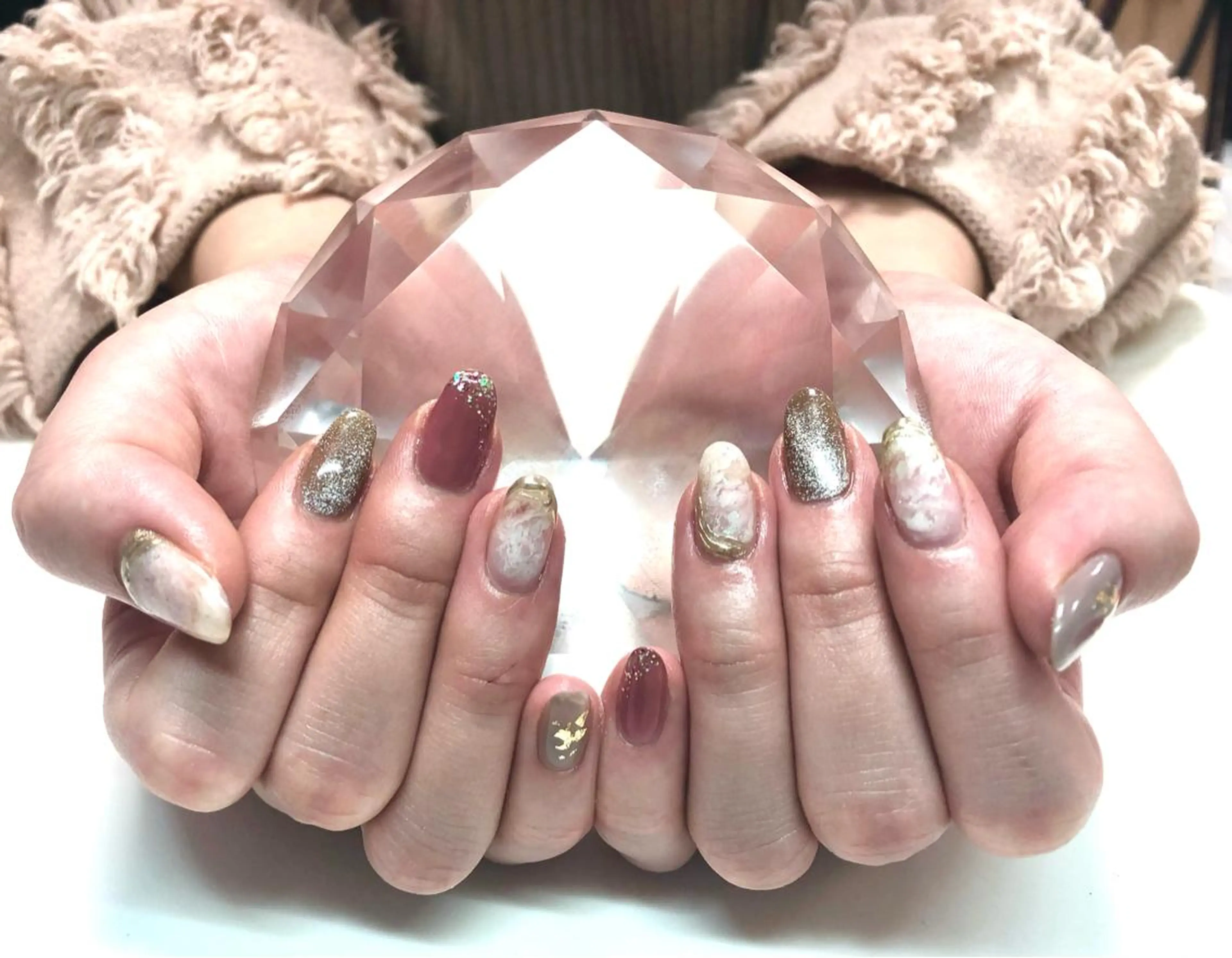 ネイル フラッシュネイル フットネイル ジェルネイル マグネットネイル 持ち込み 吉村 美咲のネイルデザイン