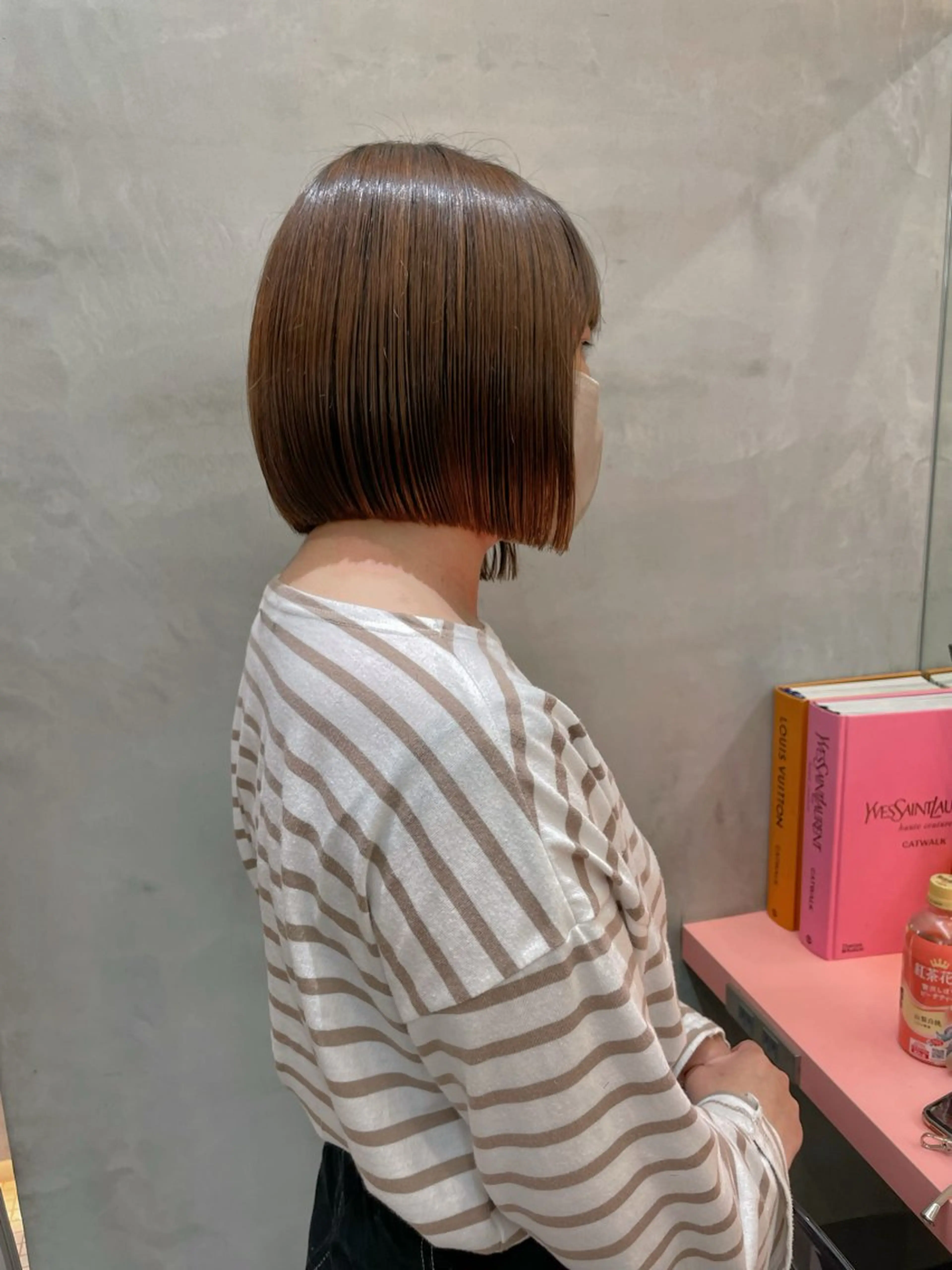 ショート Misaki /ボブ/縮毛矯正のヘアスタイル