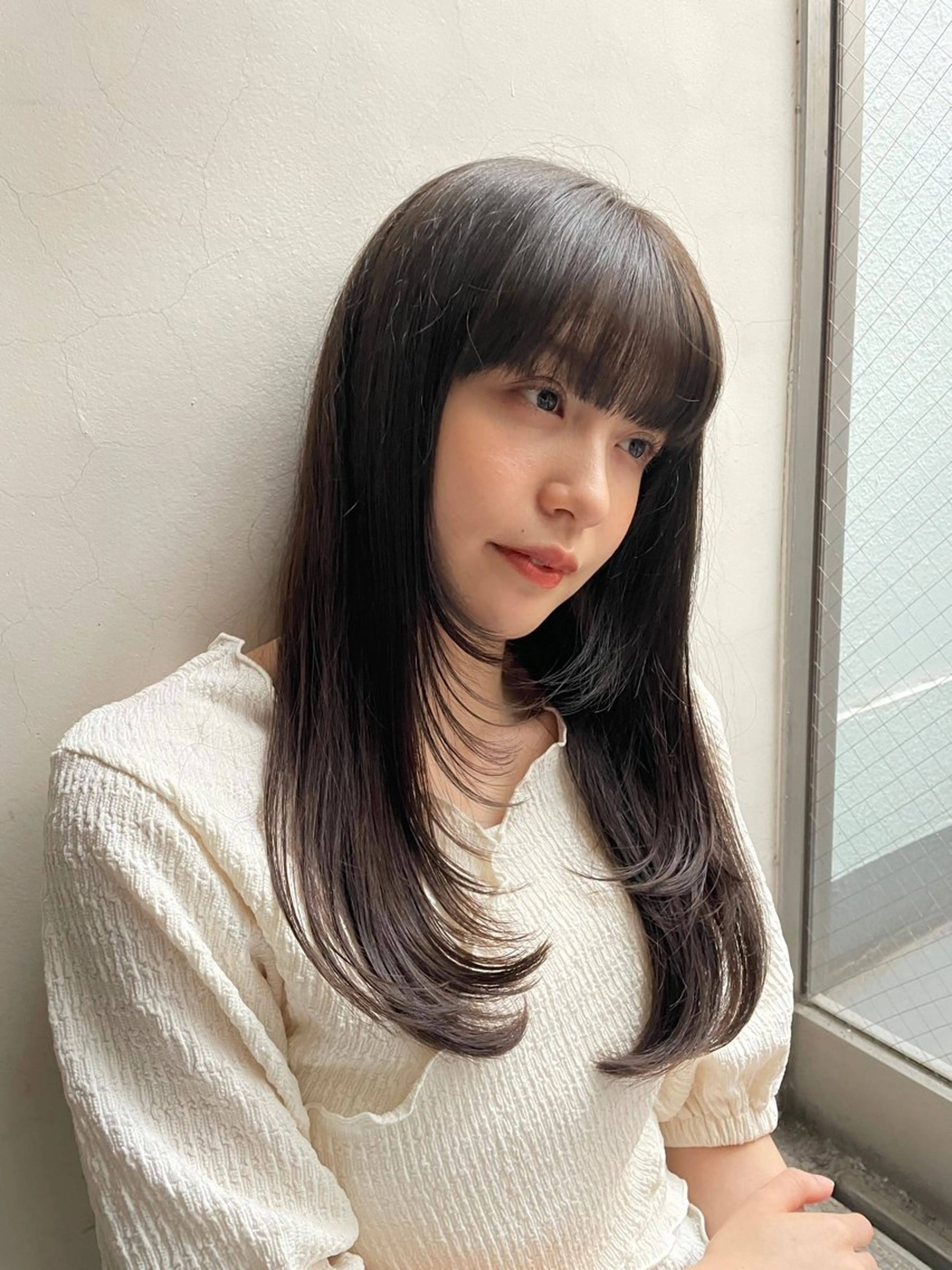 ミディアム カラー レイヤーカット カラー/レイヤー/ 髪質改善/PAAQのヘアスタイル