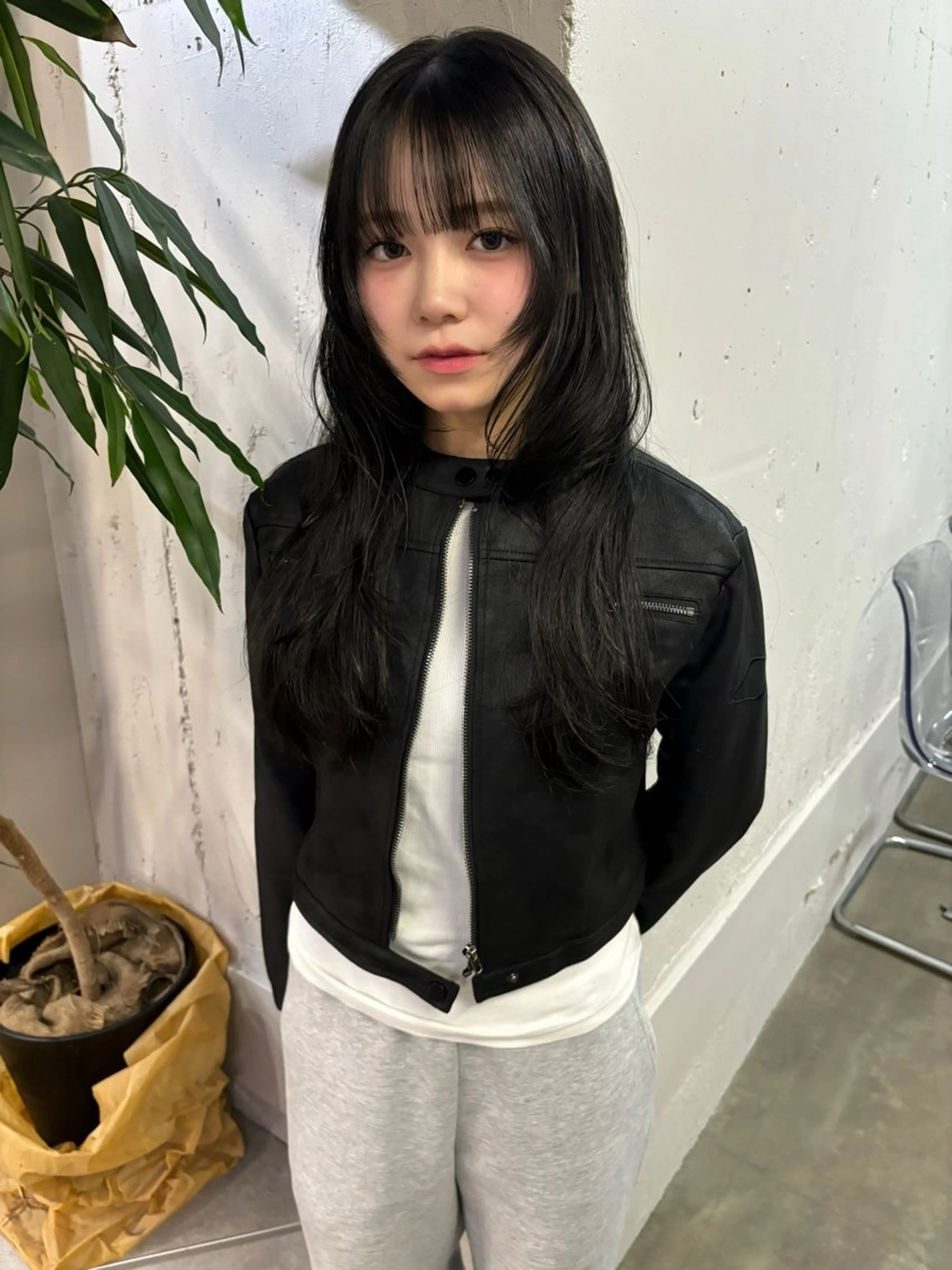 ロング カット 似合わせレイヤーカ ット　ʚɞ riiのヘアスタイル