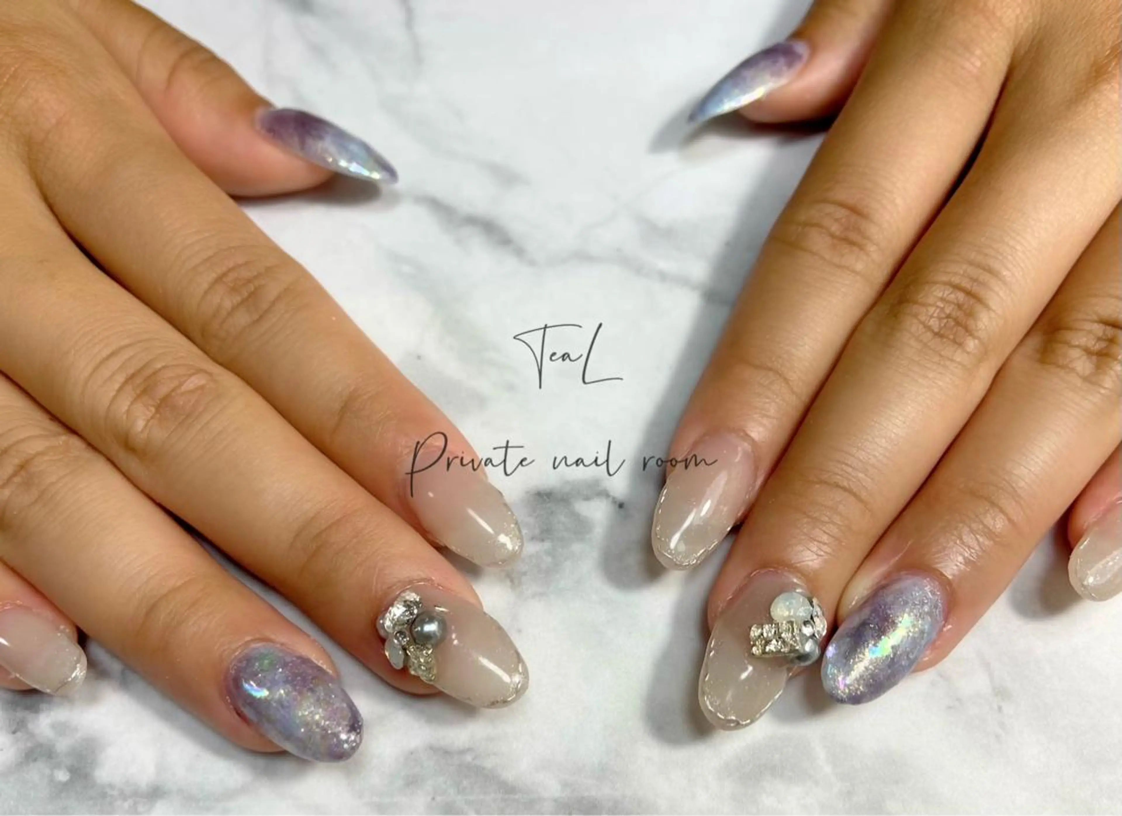 ネイル ハンドネイル TeaL nailのネイルデザイン