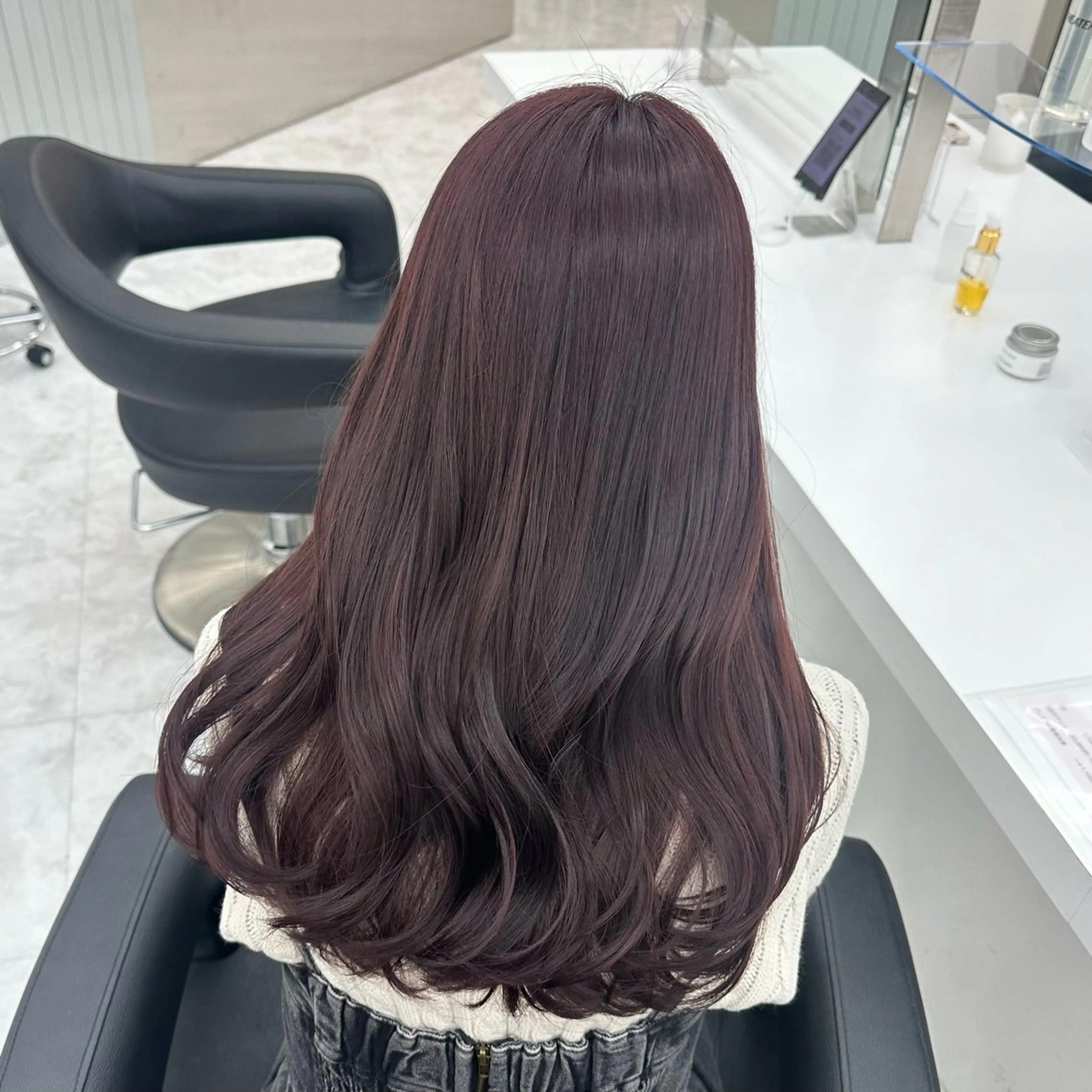 ロング カラー ヘアカラー トリートメント ヘッドスパ ヘアセット ガーリーstyle ❤︎misaki🏹のヘアスタイル