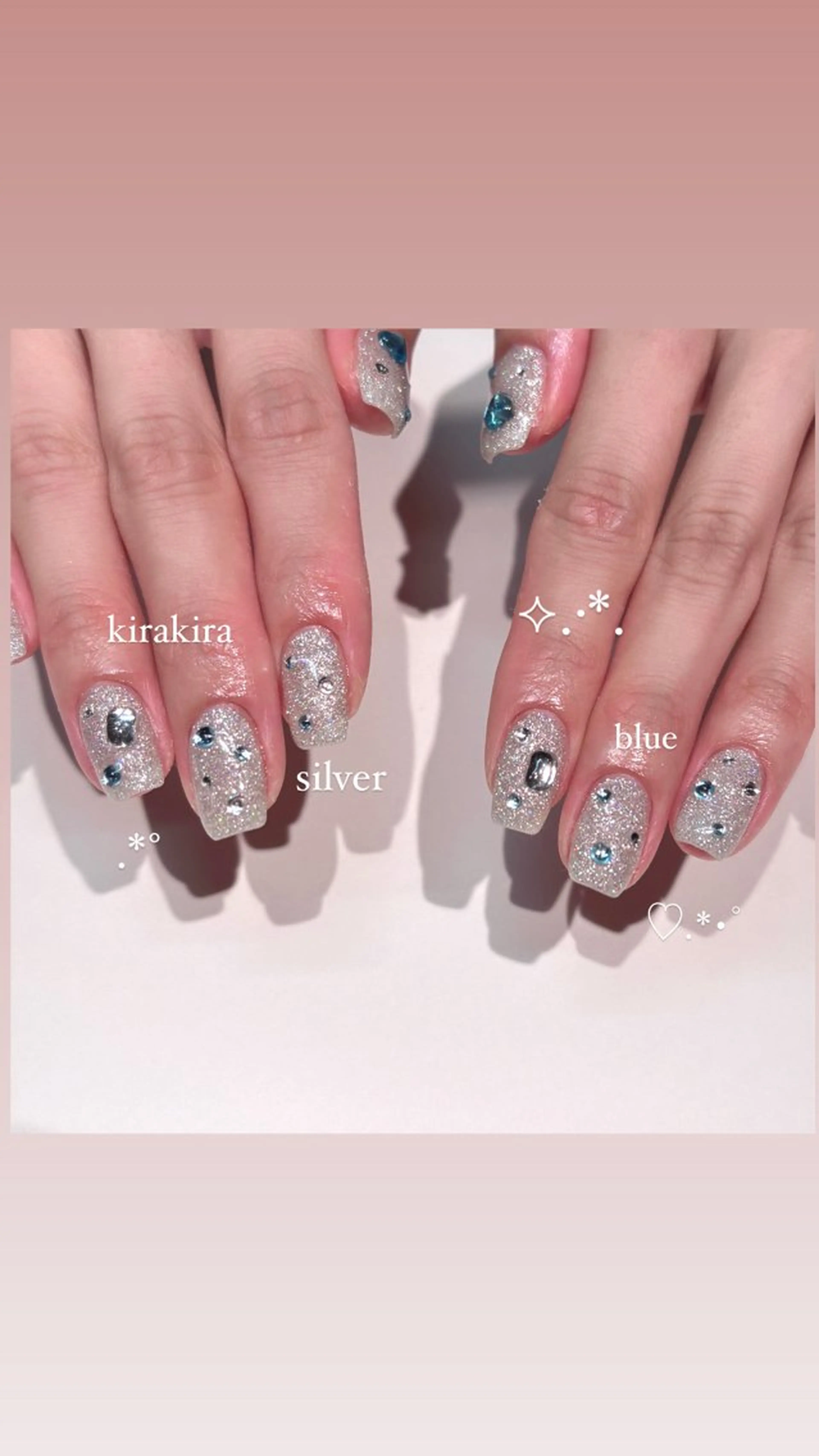 ネイル キラキラネイル NORAmanaka /渋谷⟡.·*.のネイルデザイン