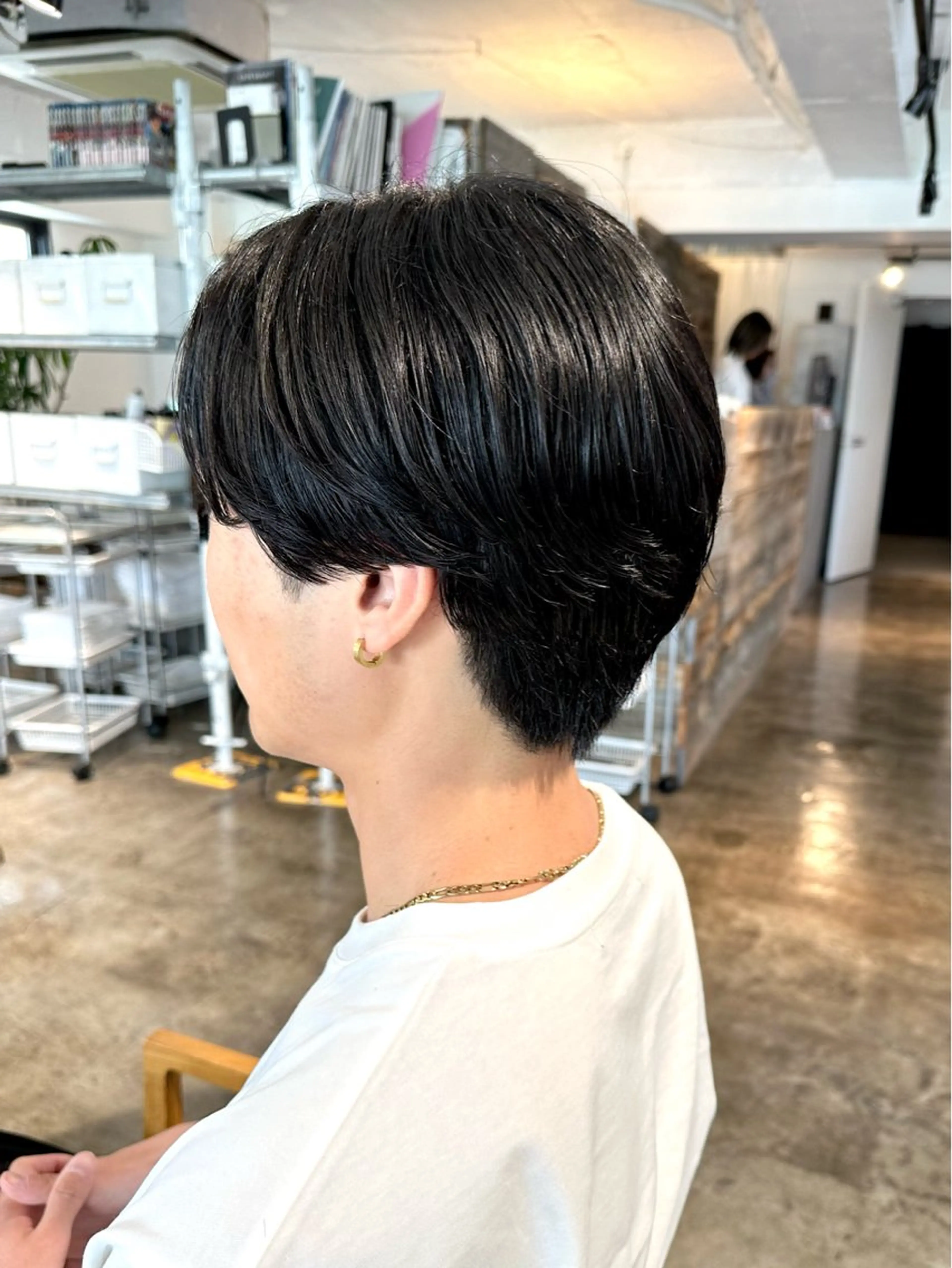 メンズ センターパート カルマパーマ メンズパーマ カット 骨格補正施術/メンズ 専門美容師/YUYAのヘアスタイル