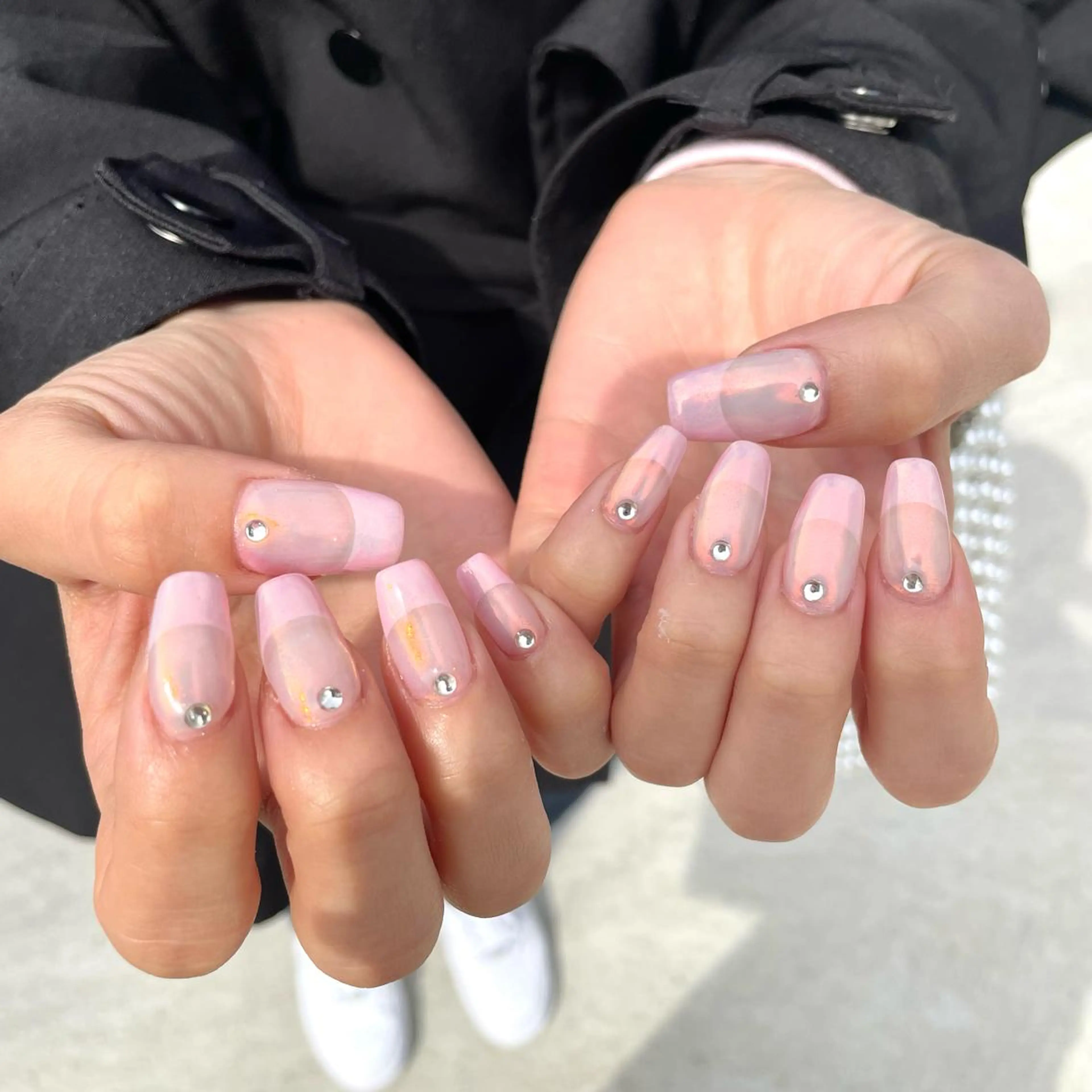 ネイル ハンドネイル Sea  nail by emaのネイルデザイン