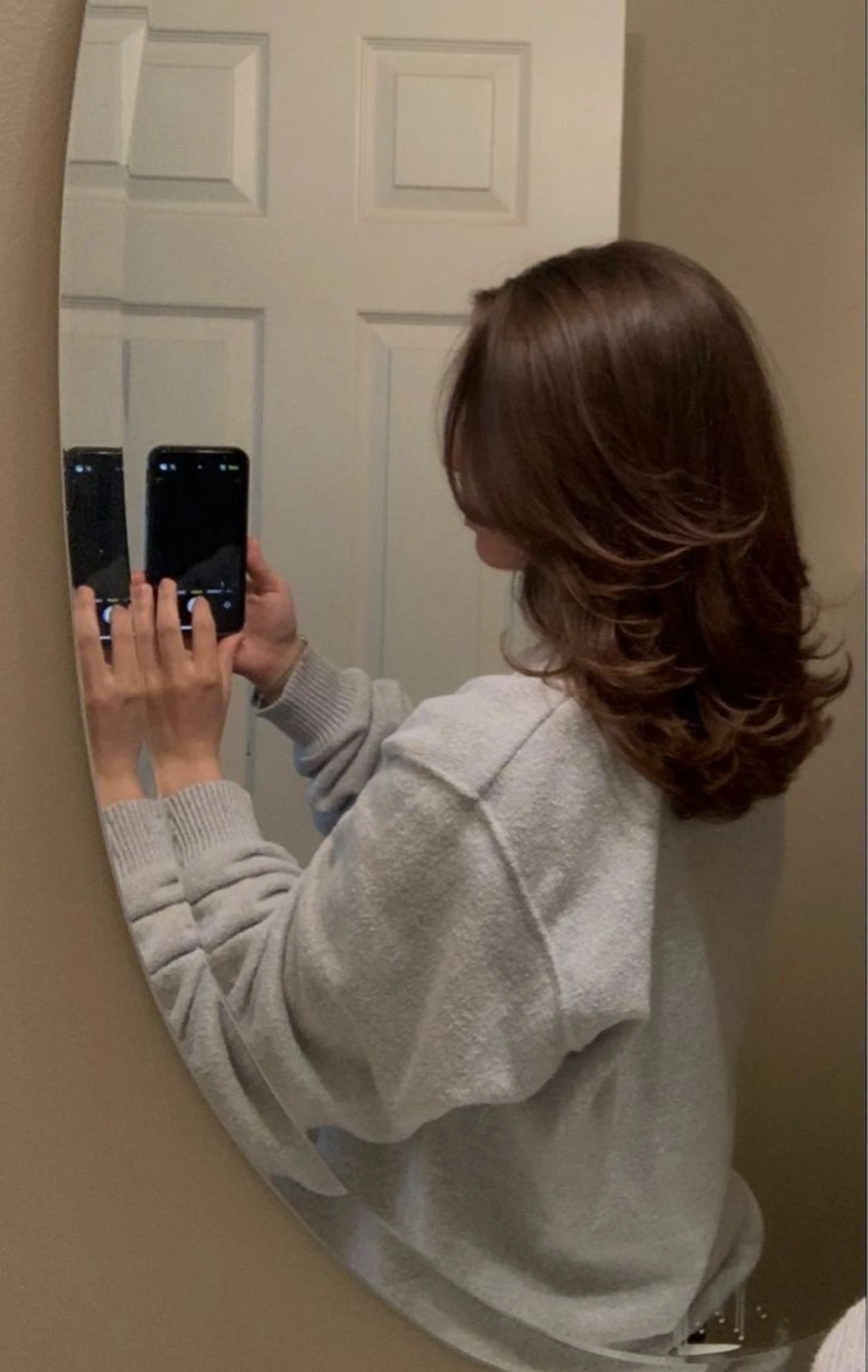 ミディアム カラー atelier doux dimanche（アトリエ・ドゥー・ディマンシュ）所属・Fukamiレイヤー 透明感カラーのヘアスタイル