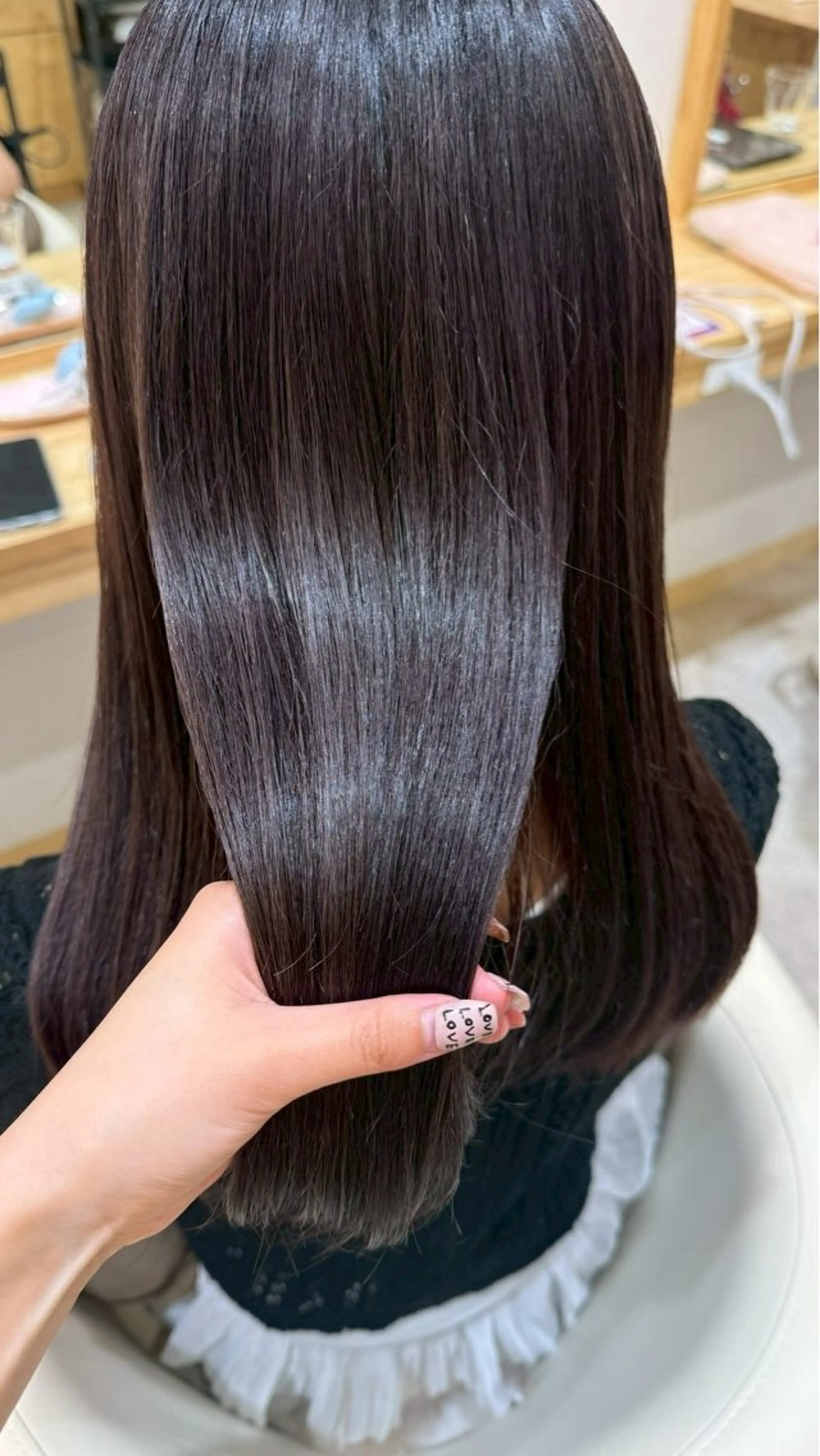 ロング カラー 奈那美🌸 韓国ヘア🌸透明感のヘアスタイル