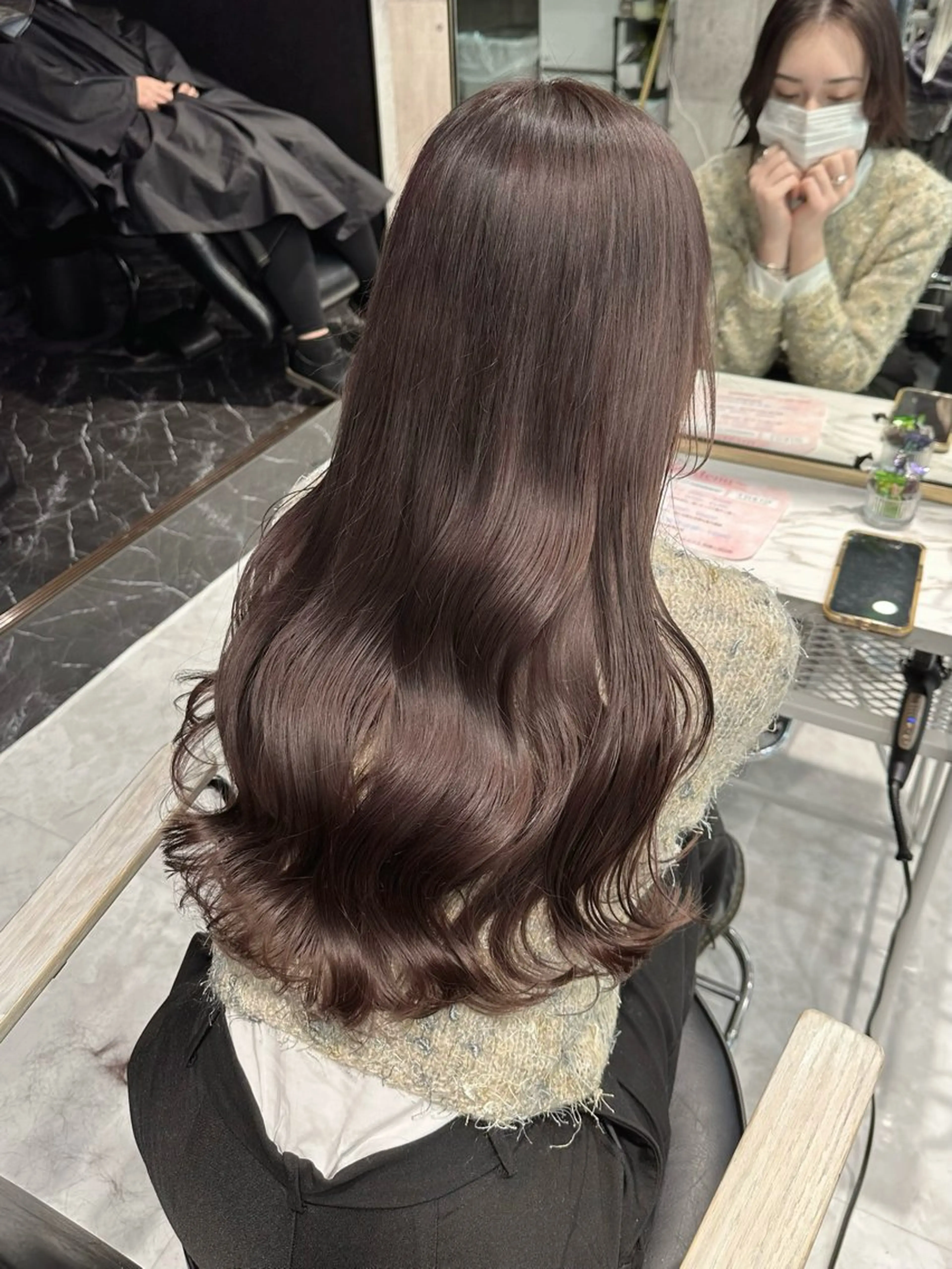 ロング カラー ヘアアレンジ 🎀韓国スタイル YURINA🎀のヘアスタイル