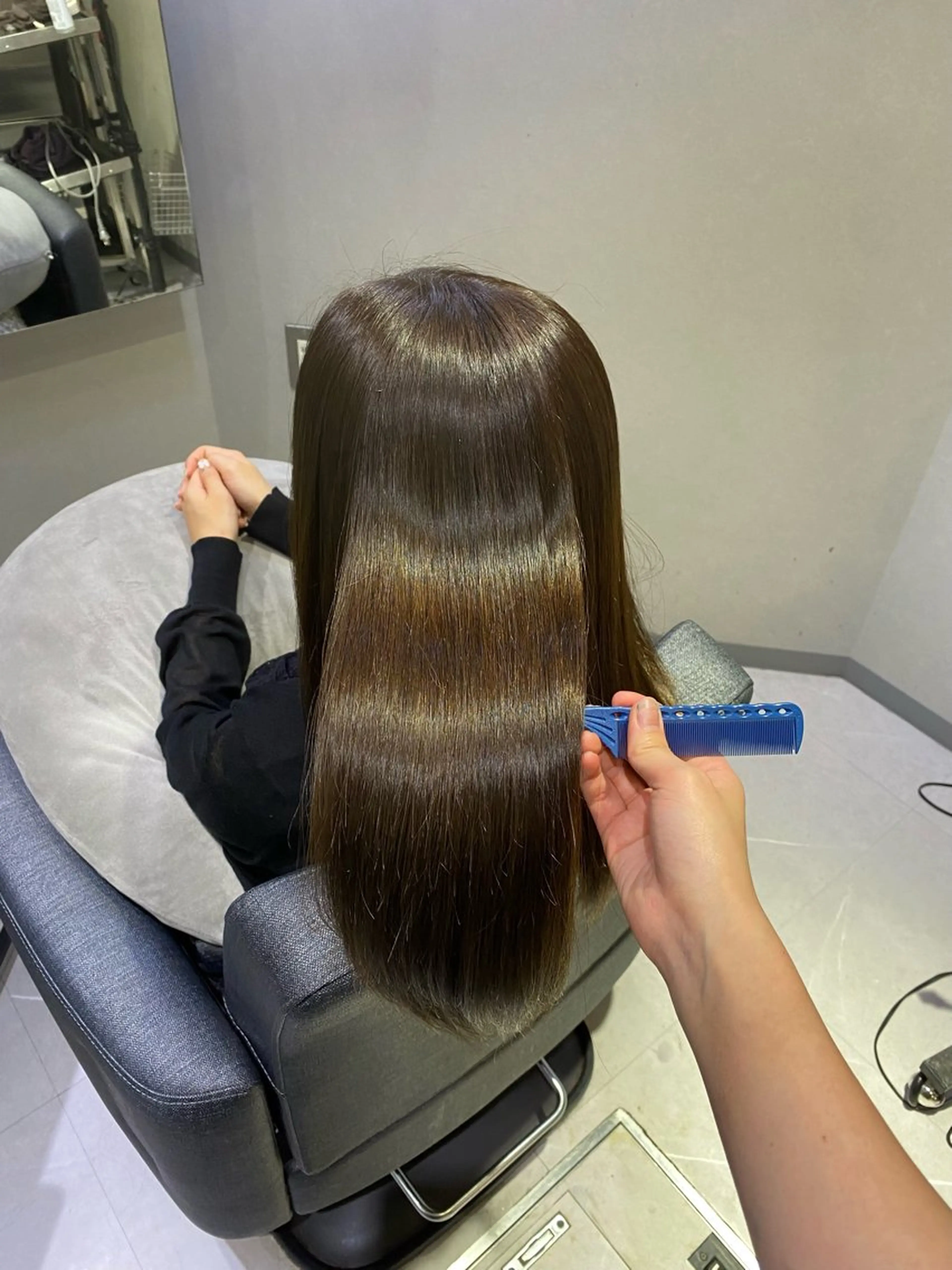 ロング トリートメント ヘアカラー トリートメント 🫧髪質改善 🌼きさき🌼のヘアスタイル