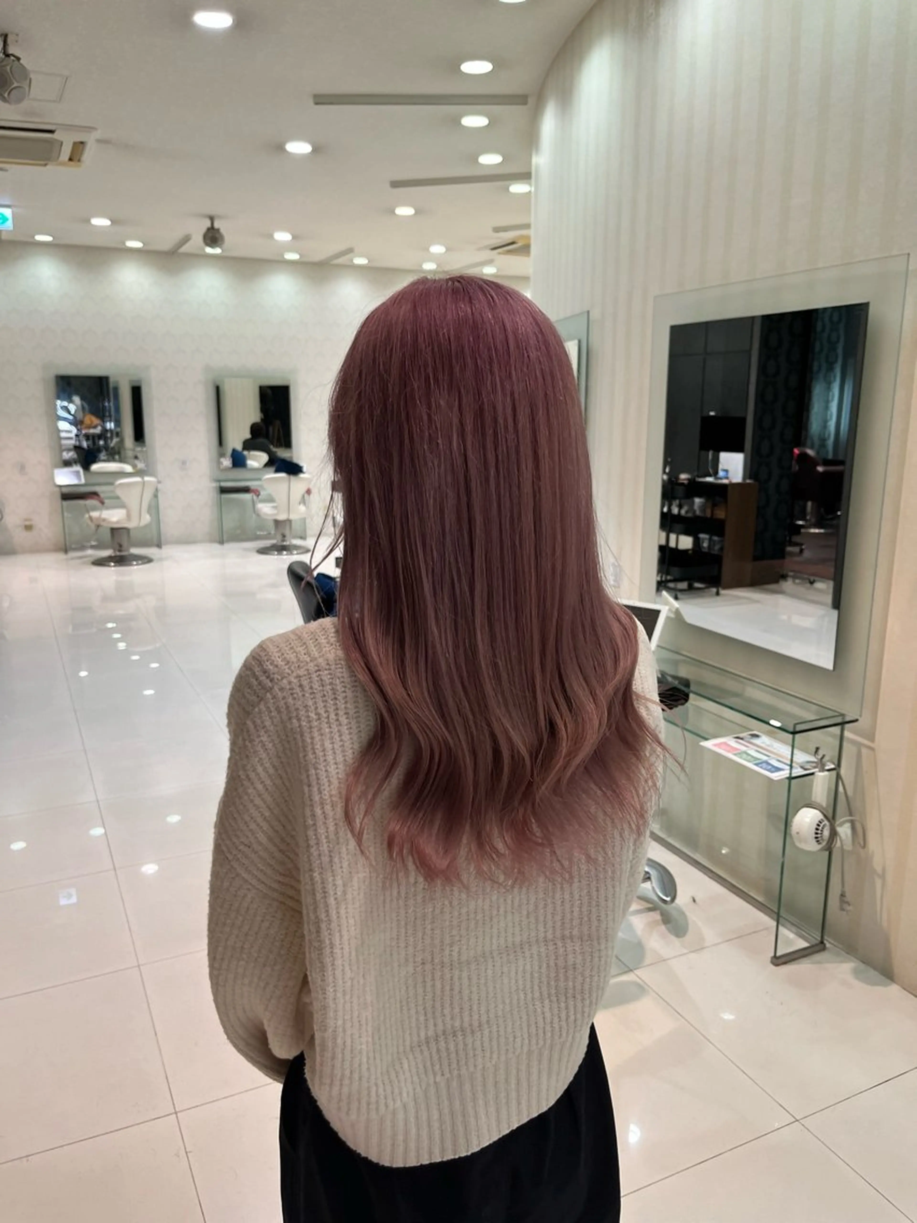 カラー ブリーチ/暖色カラー 宮城陽日のヘアスタイル