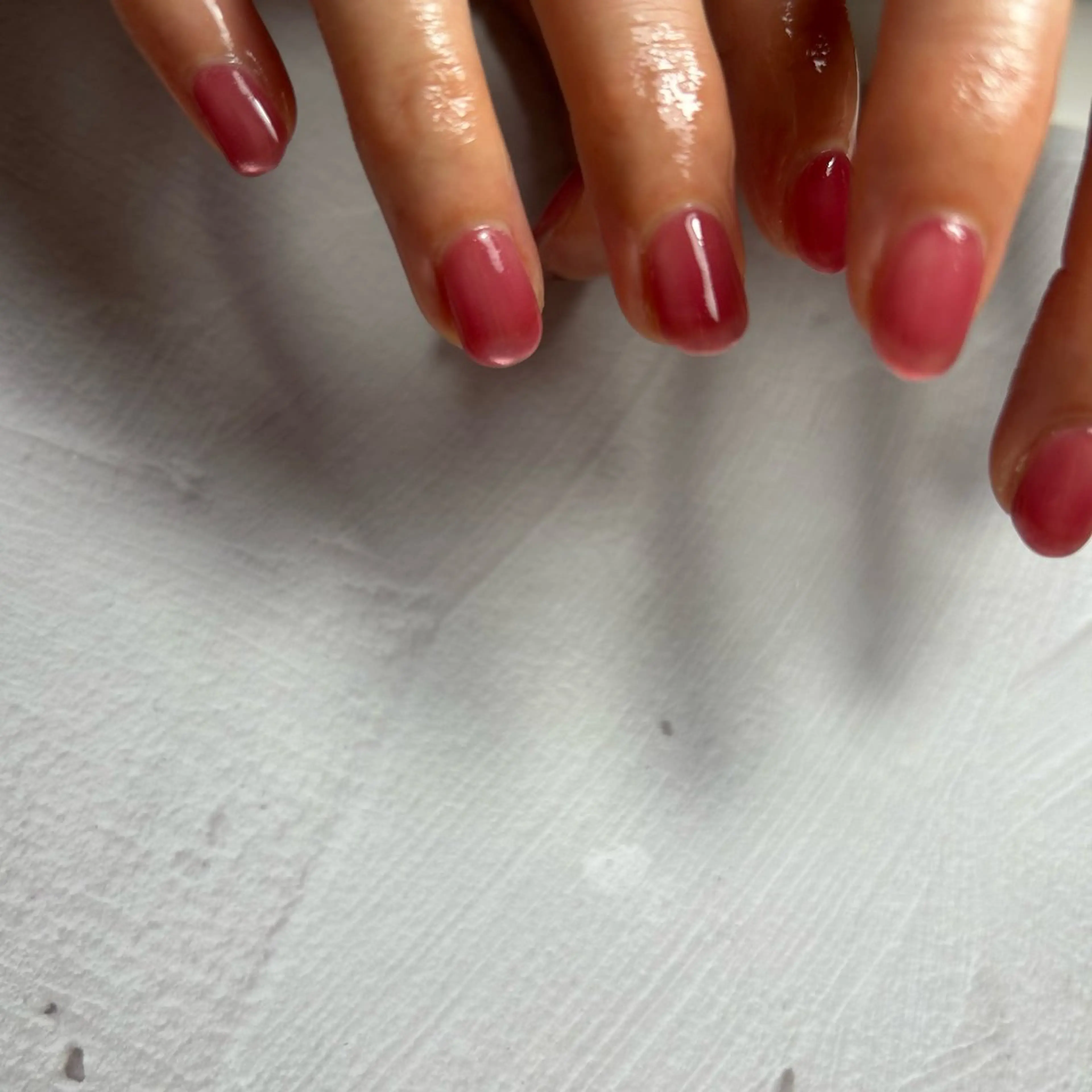 ネイル マグネットネイル 春ネイル ハンドネイル soa.Aika 自爪育成のネイルデザイン