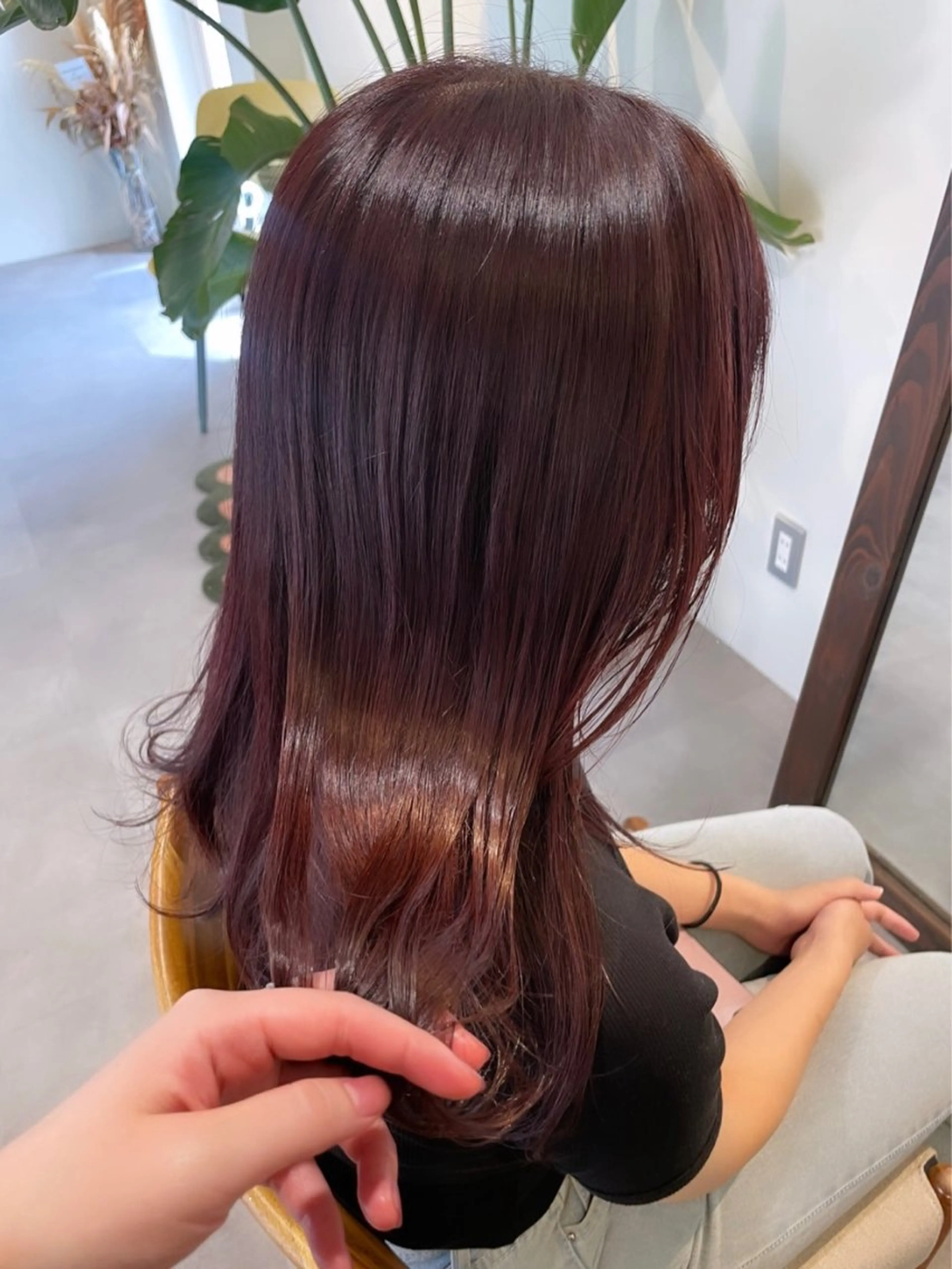 カラー ヘアカラー ヘッドスパ 若月 あやかのヘアスタイル