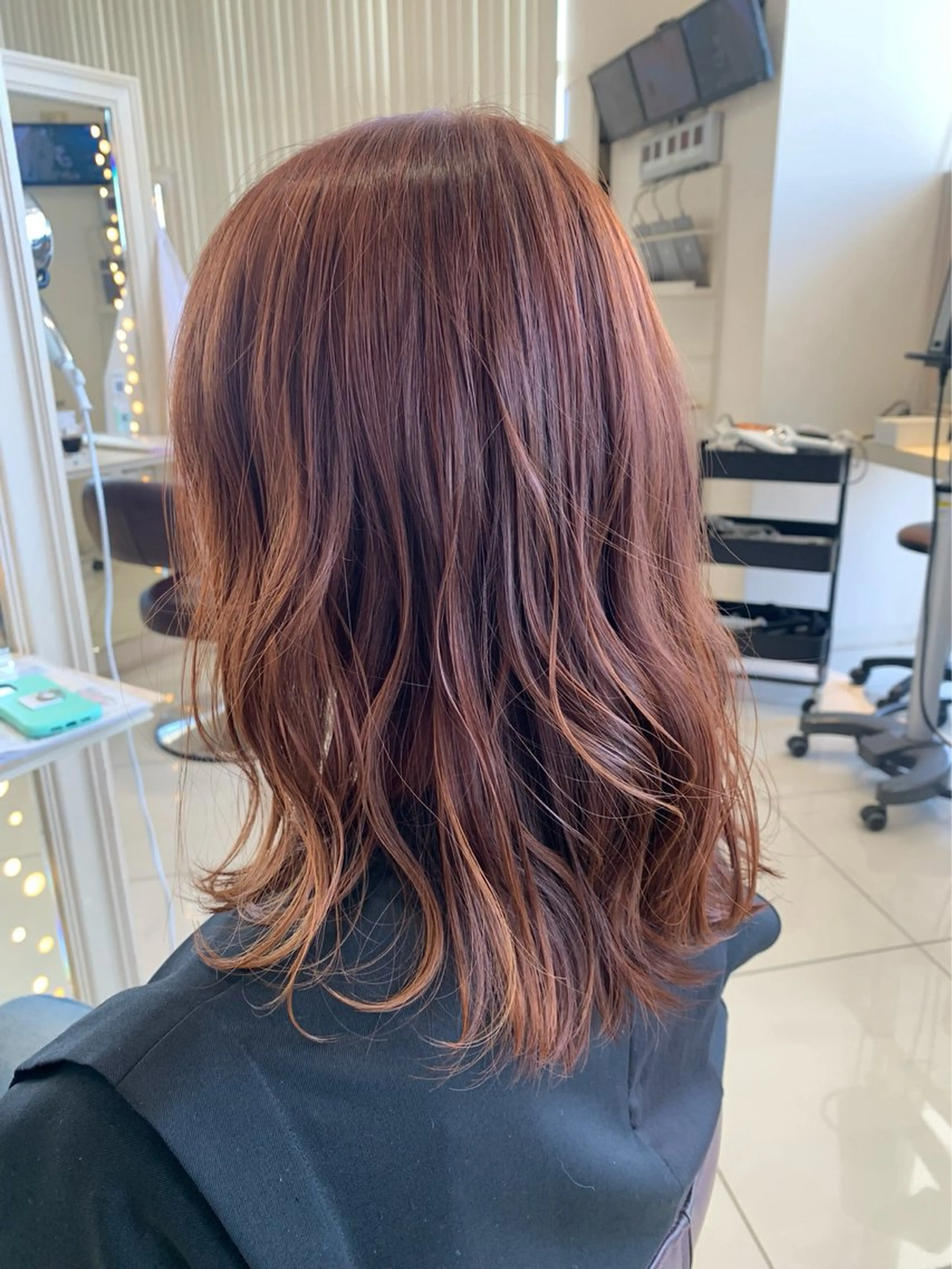 ミディアム 透明感color吉田 沙羅のヘアスタイル