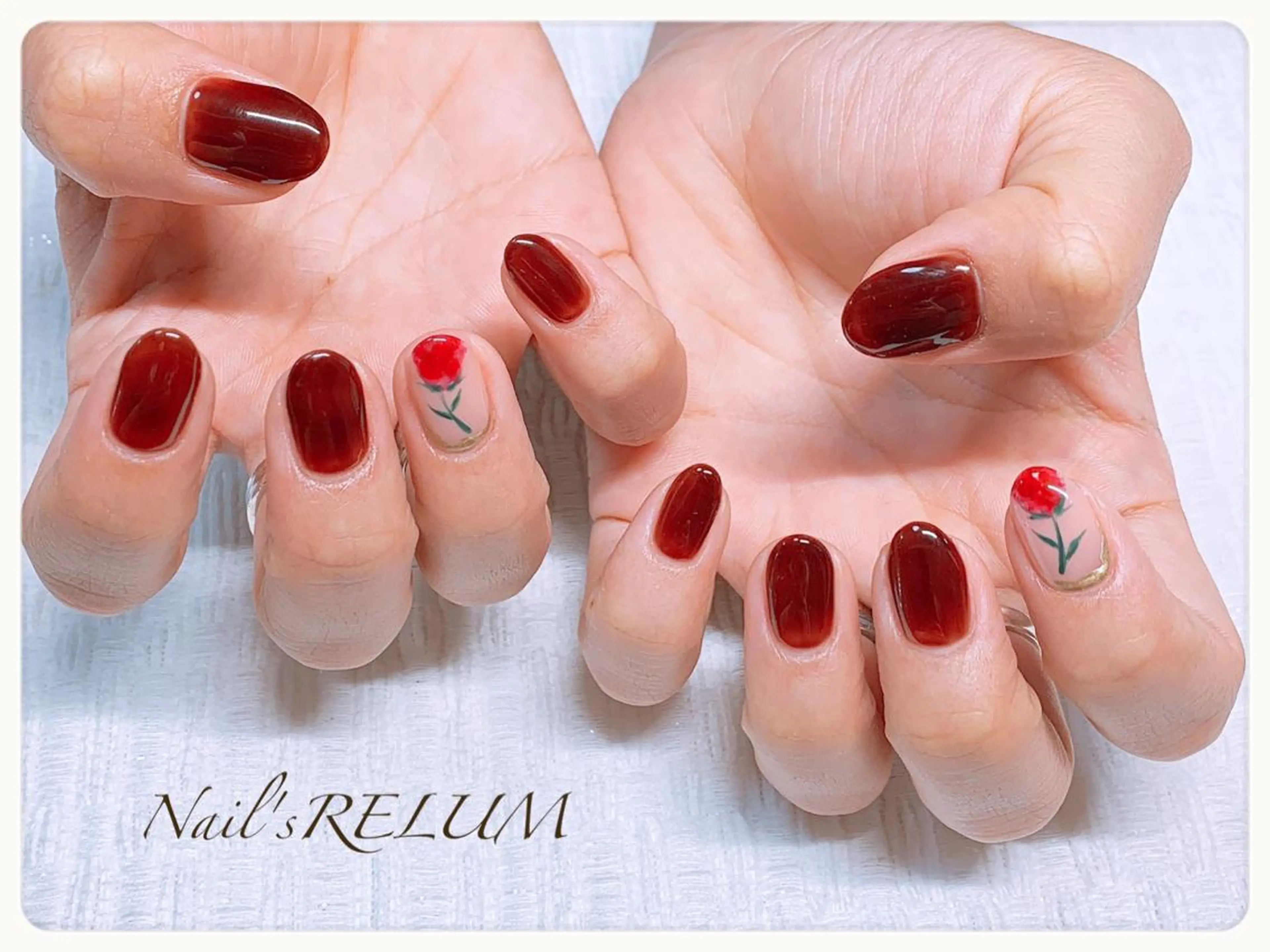 ネイル 持ち込み ハンドネイル THECOLORS所属・近貞 莉奈のネイルデザイン