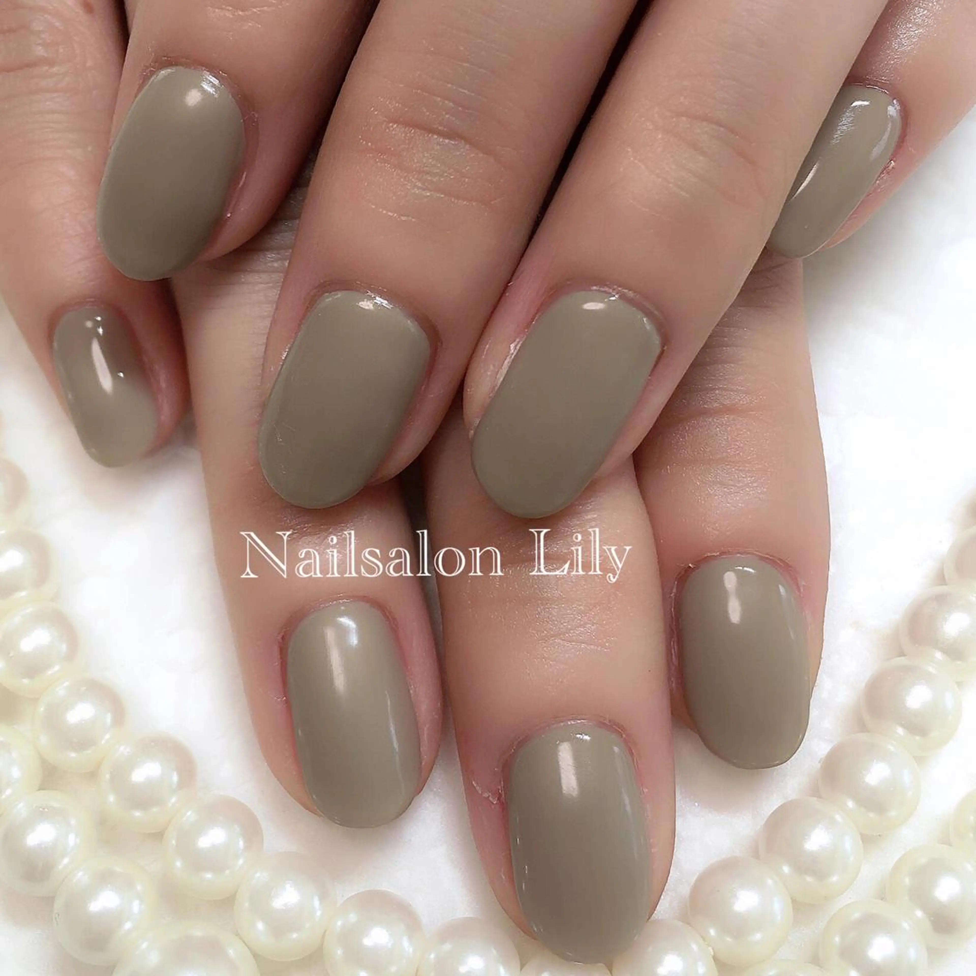 ネイル ワンカラーネイル Nailsalon Lilyのネイルデザイン