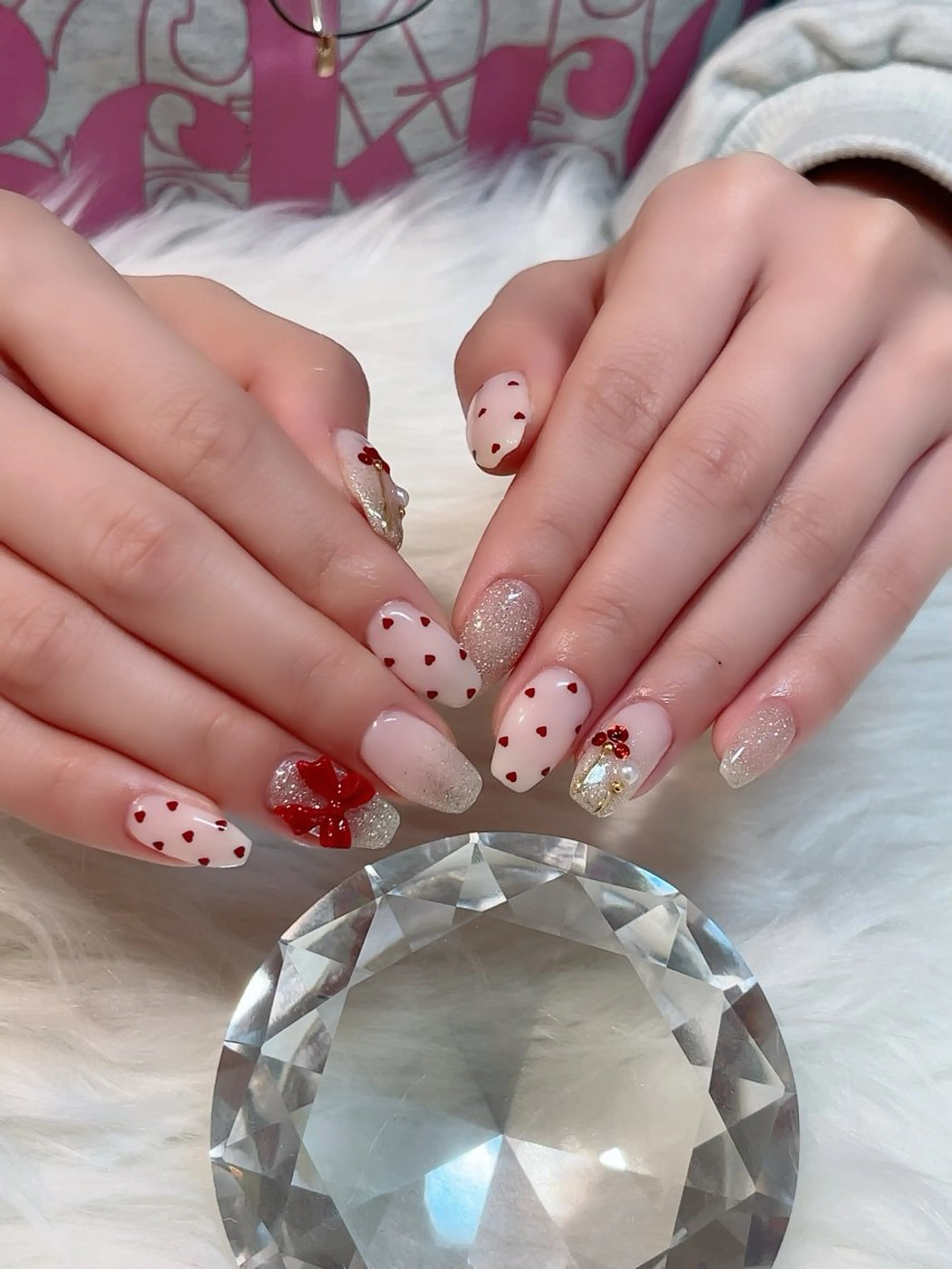 ネイル ハンドネイル sakura 💘のネイルデザイン