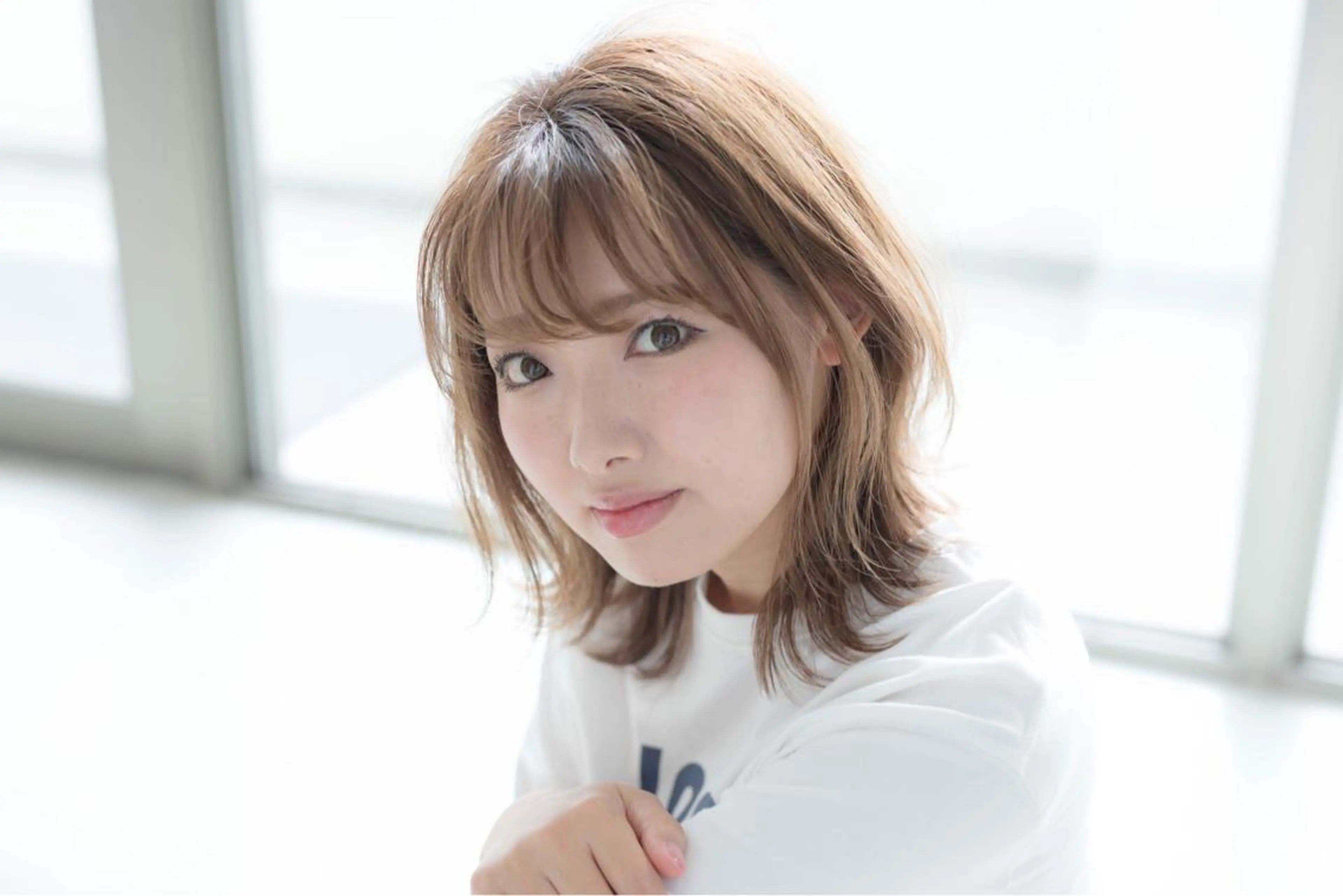 ミディアム カラー カット ヘアカラー トリートメント フリーランス【Chill-hus】所属・小野 和摩のヘアスタイル