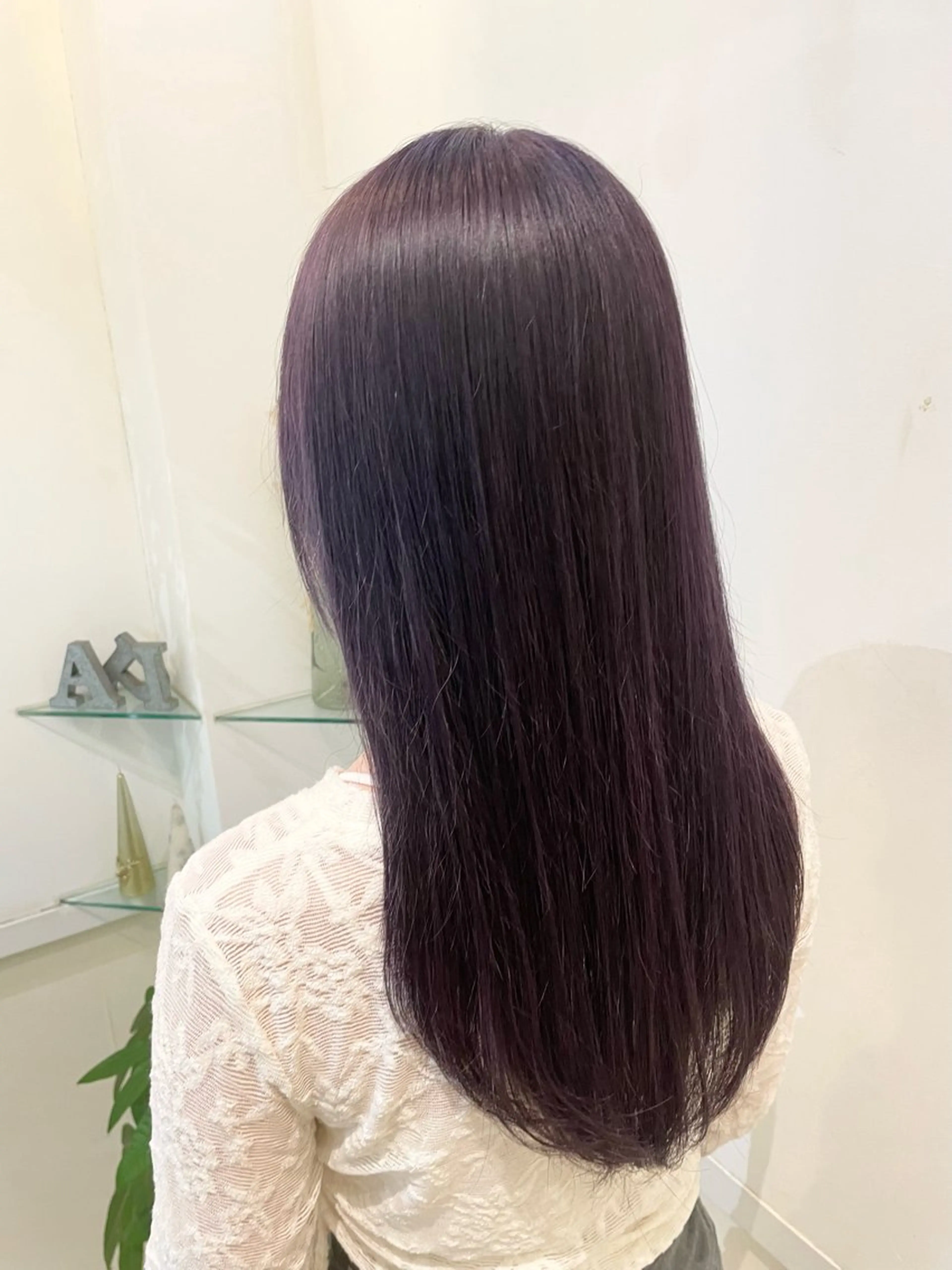 ロング カラー カット ヘアカラー トリートメント 髪質改善カラー🤍 エクステ✨君島由実子のヘアスタイル