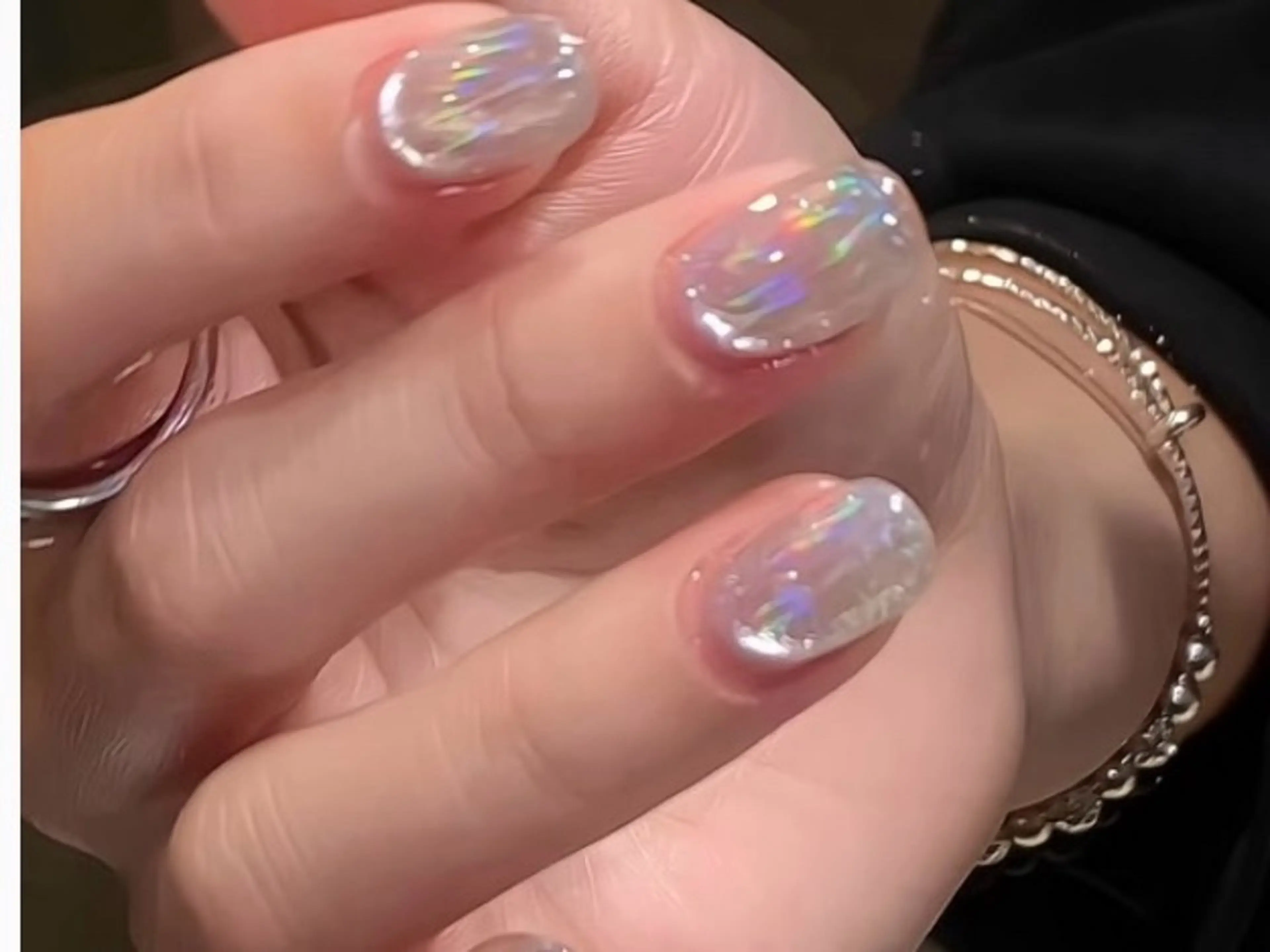 新规｜全員：人気ダブルフラッシュ ☆ラメ&マグネットorマグネット&オーロラシール1色¥6600→¥5800の写真