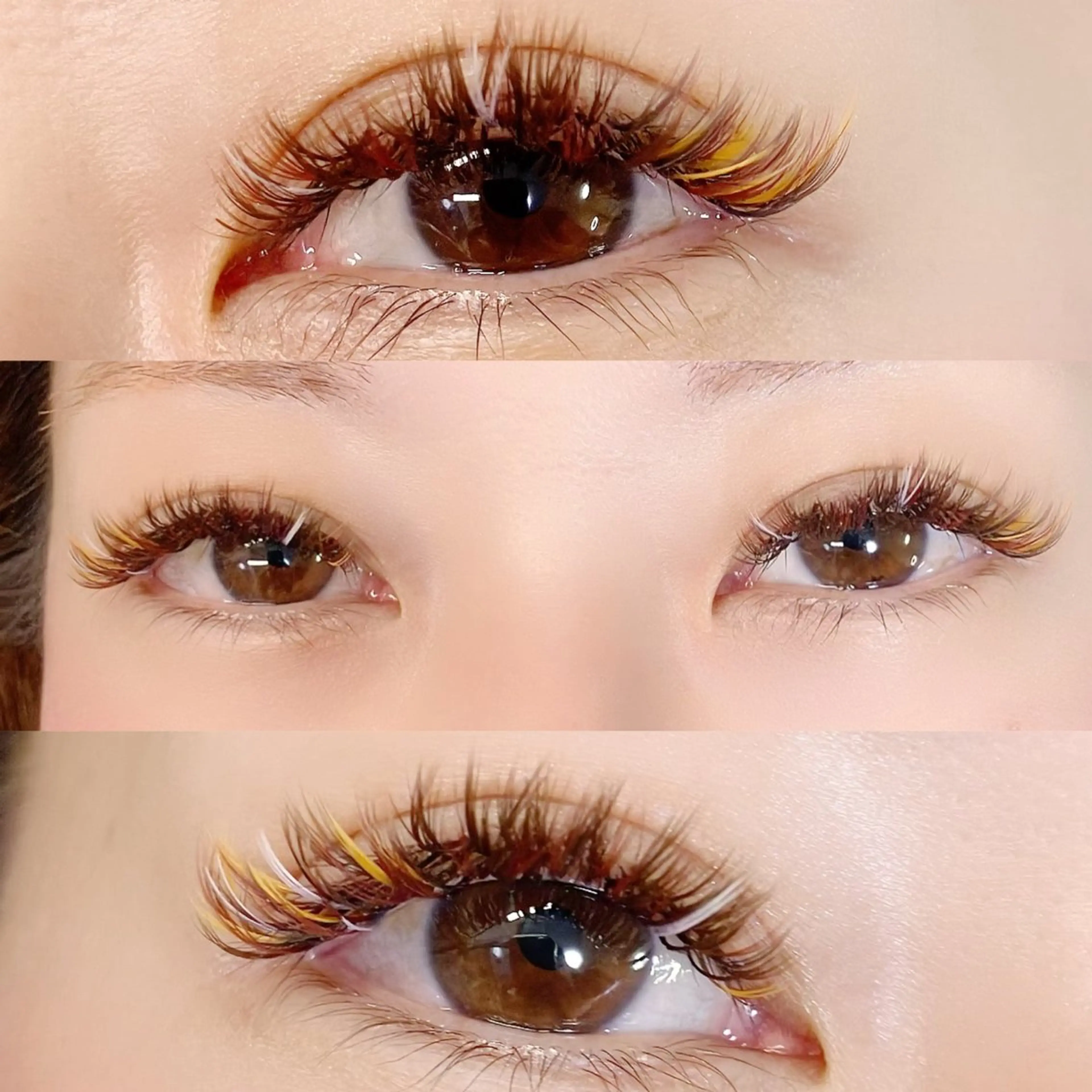 マツエク・マツパ 付け放題 カラーマツエク ボリュームラッシュ linda lashesのマツエク・マツパデザイン