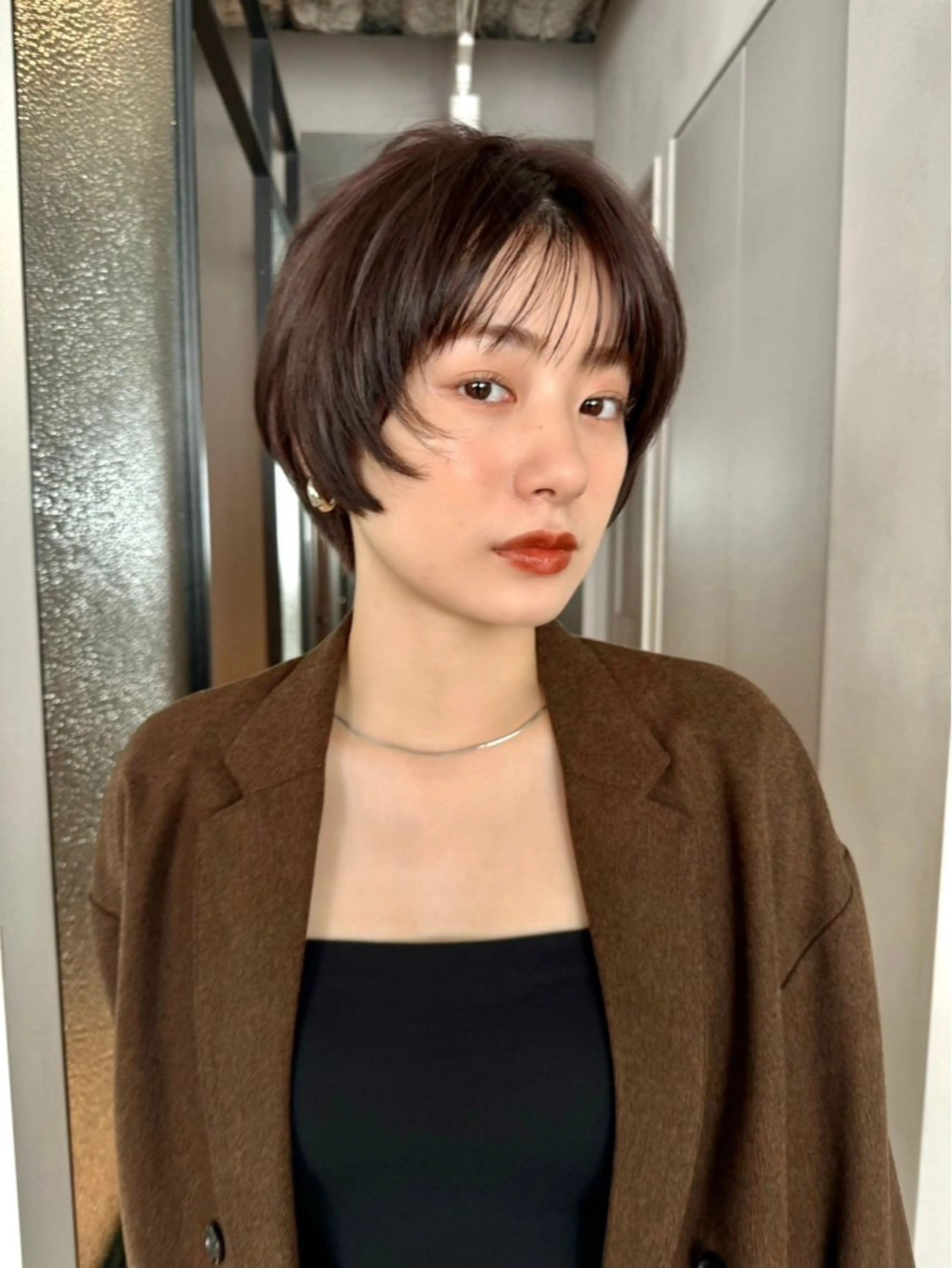 ショート 頭皮につけないカラー /白髪ぼかし/実加永のヘアスタイル