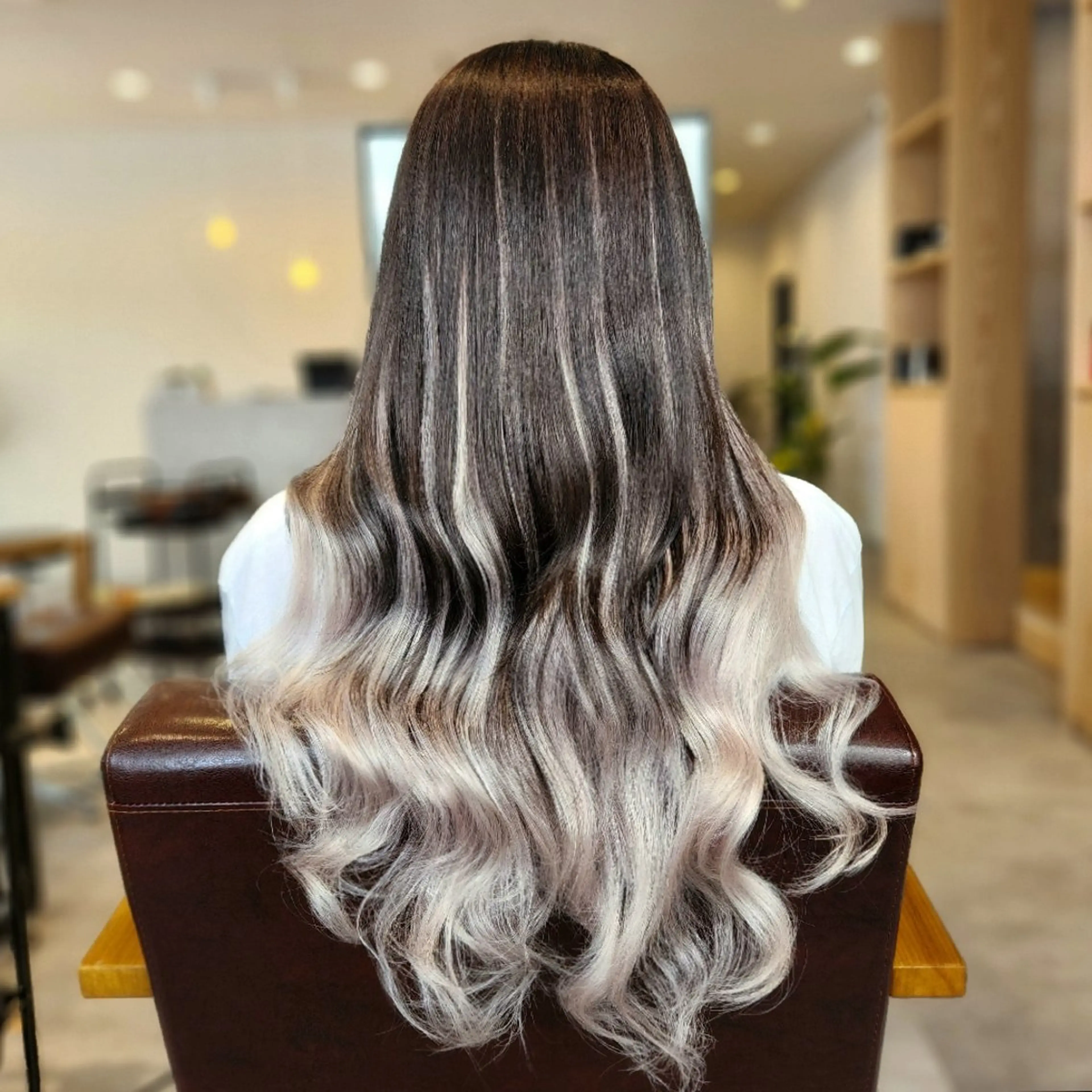 カラー バレイヤージュ エクステ O.hair designers所属・シールエクステ🎀 ホシノ🕒ユウカのヘアスタイル