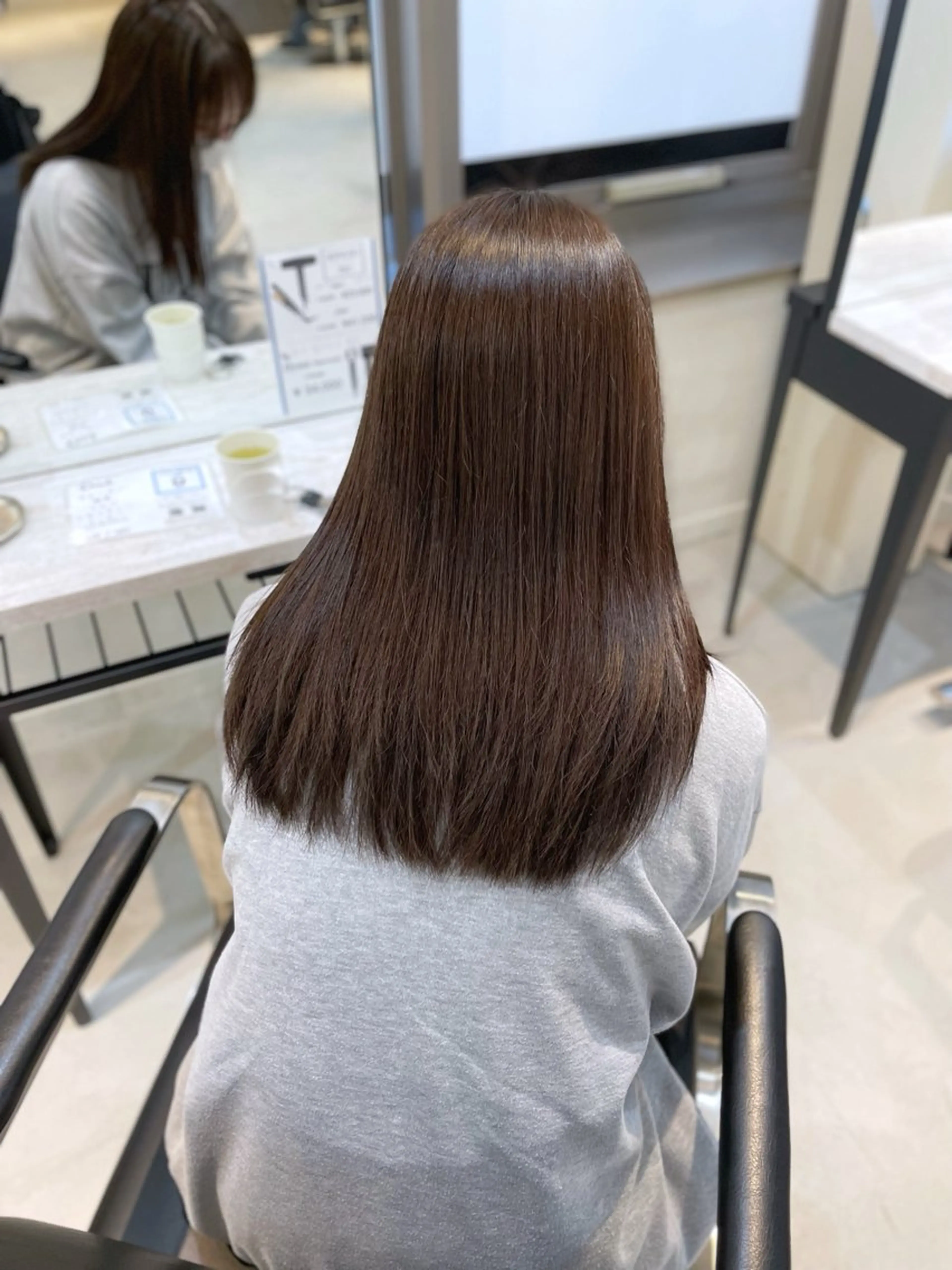 ロング カラー 透明感カラー noa hair design 町田店所属・miyu♡̷̷ 韓国ヘア/顔まわりのヘアスタイル