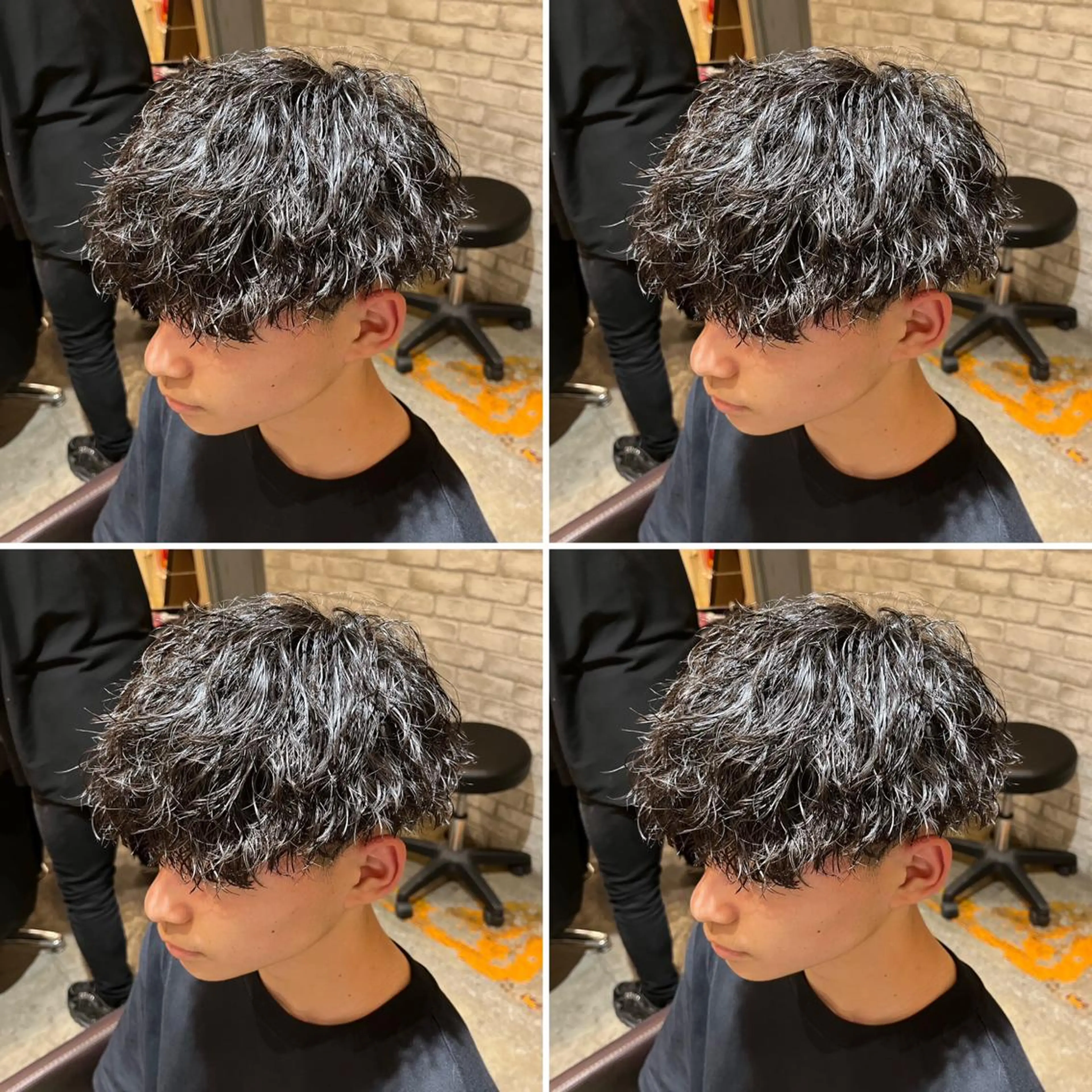 パーマ メンズ カット パーマ トリートメント ヘアセット 👑メンズパーマ特化 店長望月謙二郎👑のヘアスタイル