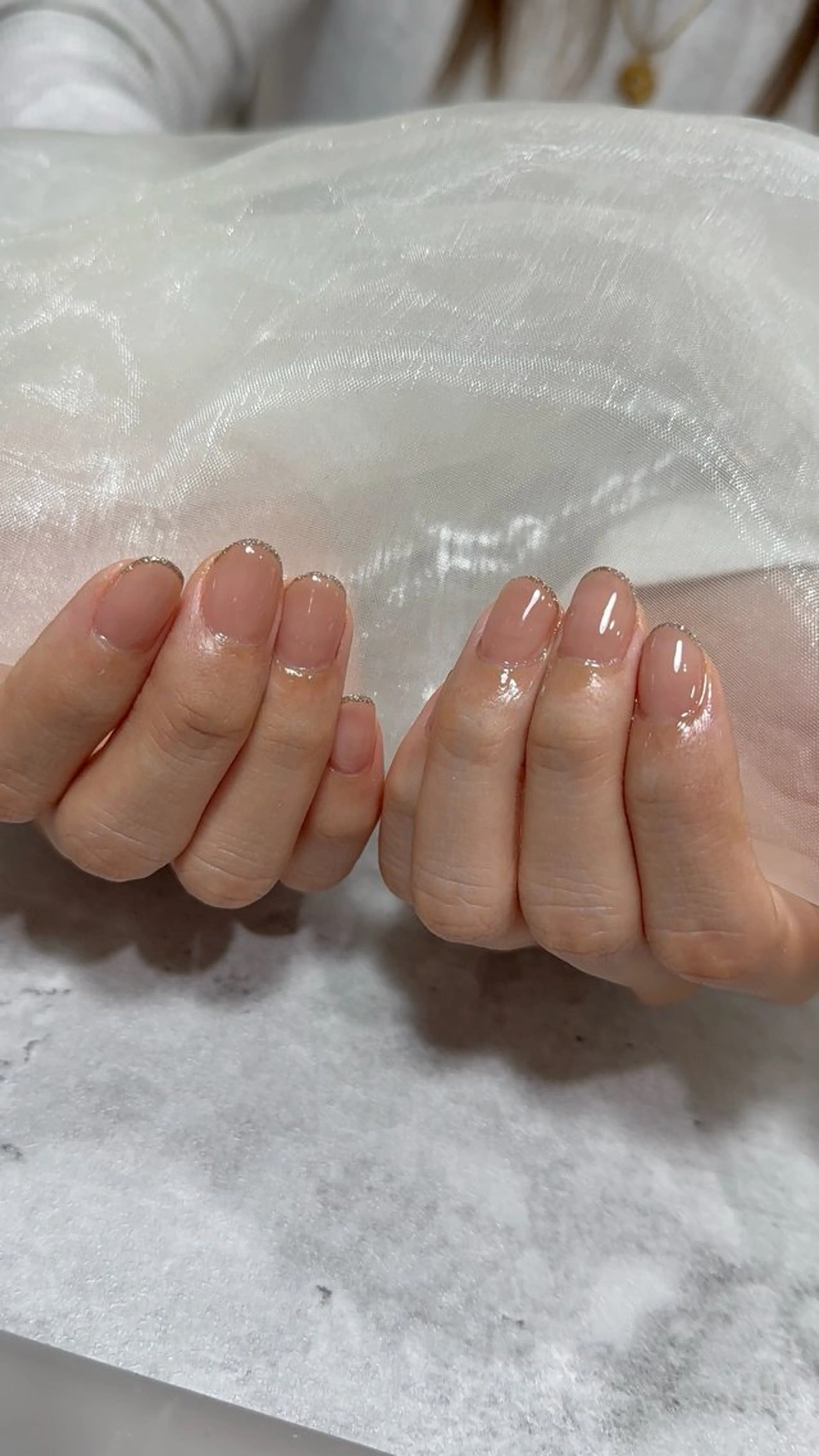 ネイル チークネイル 長さ出し フットネイル フレンチネイル ジェルネイル ハンドネイル Reilly nail.所属・Reillynail レイリーネイルのネイルデザイン