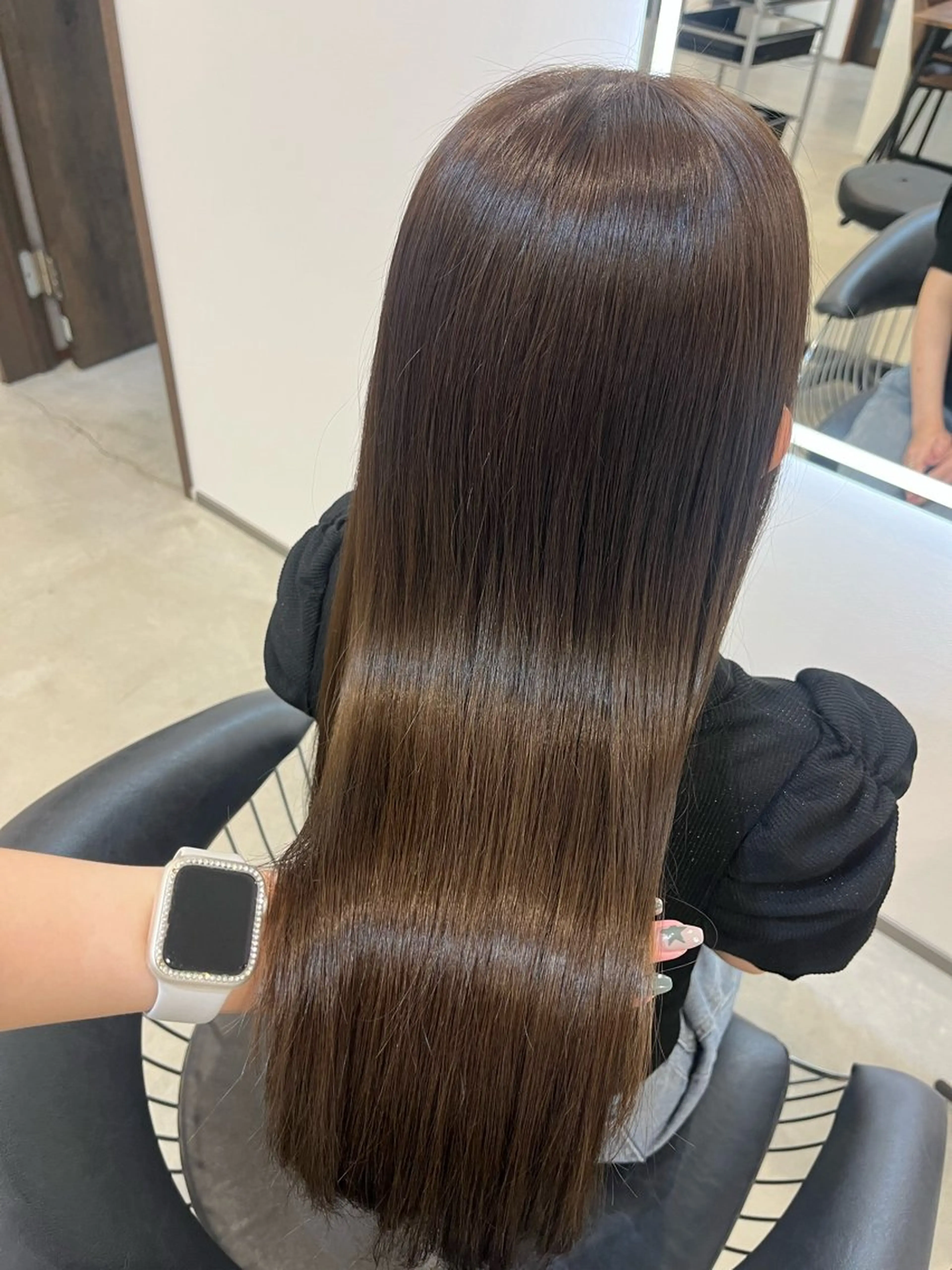 ロング カラー トリートメント ヘアカラー aoi/モデル様 募集中🩵/群馬のヘアスタイル