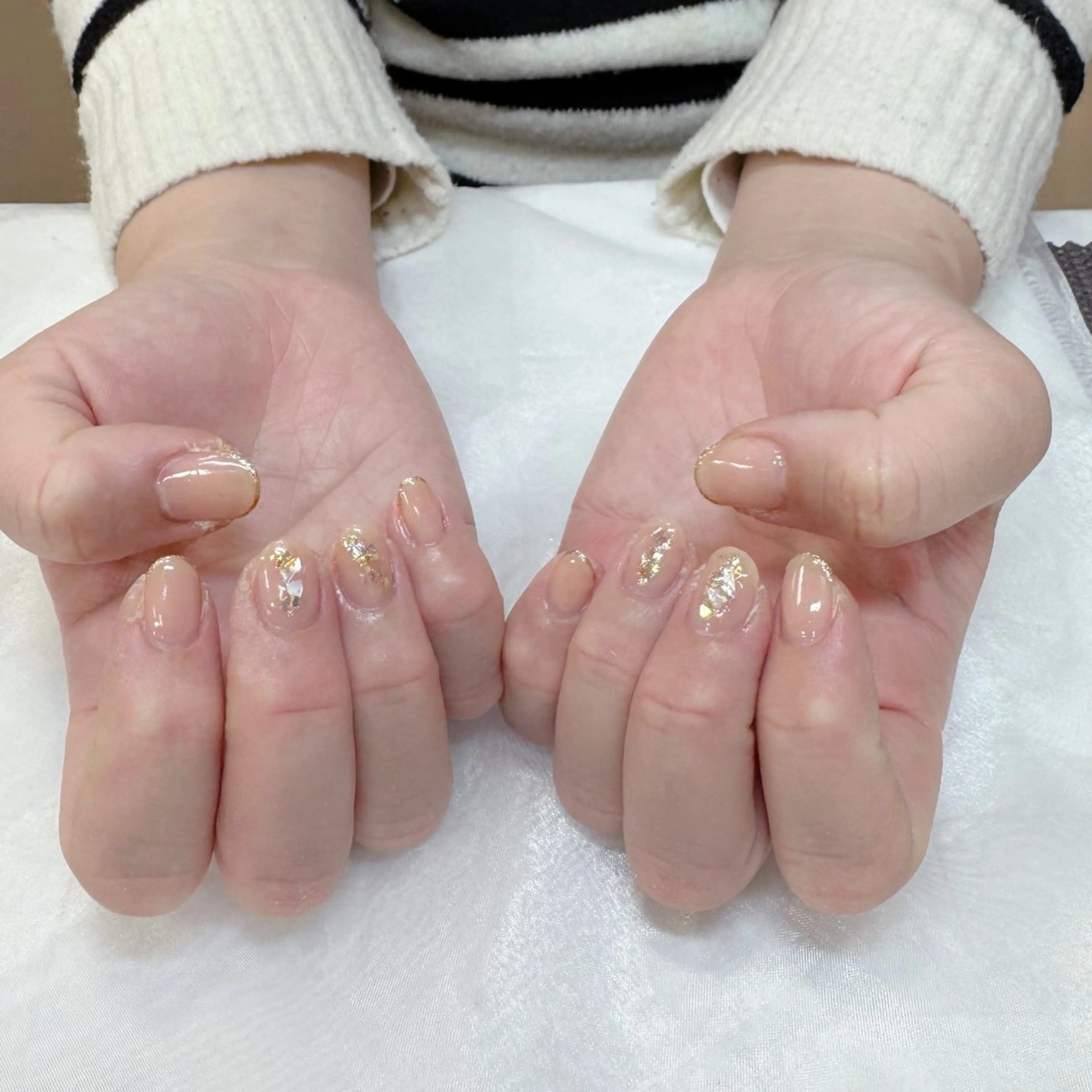 ネイル キラキラネイル オフィスネイル maruyasu. yのネイルデザイン