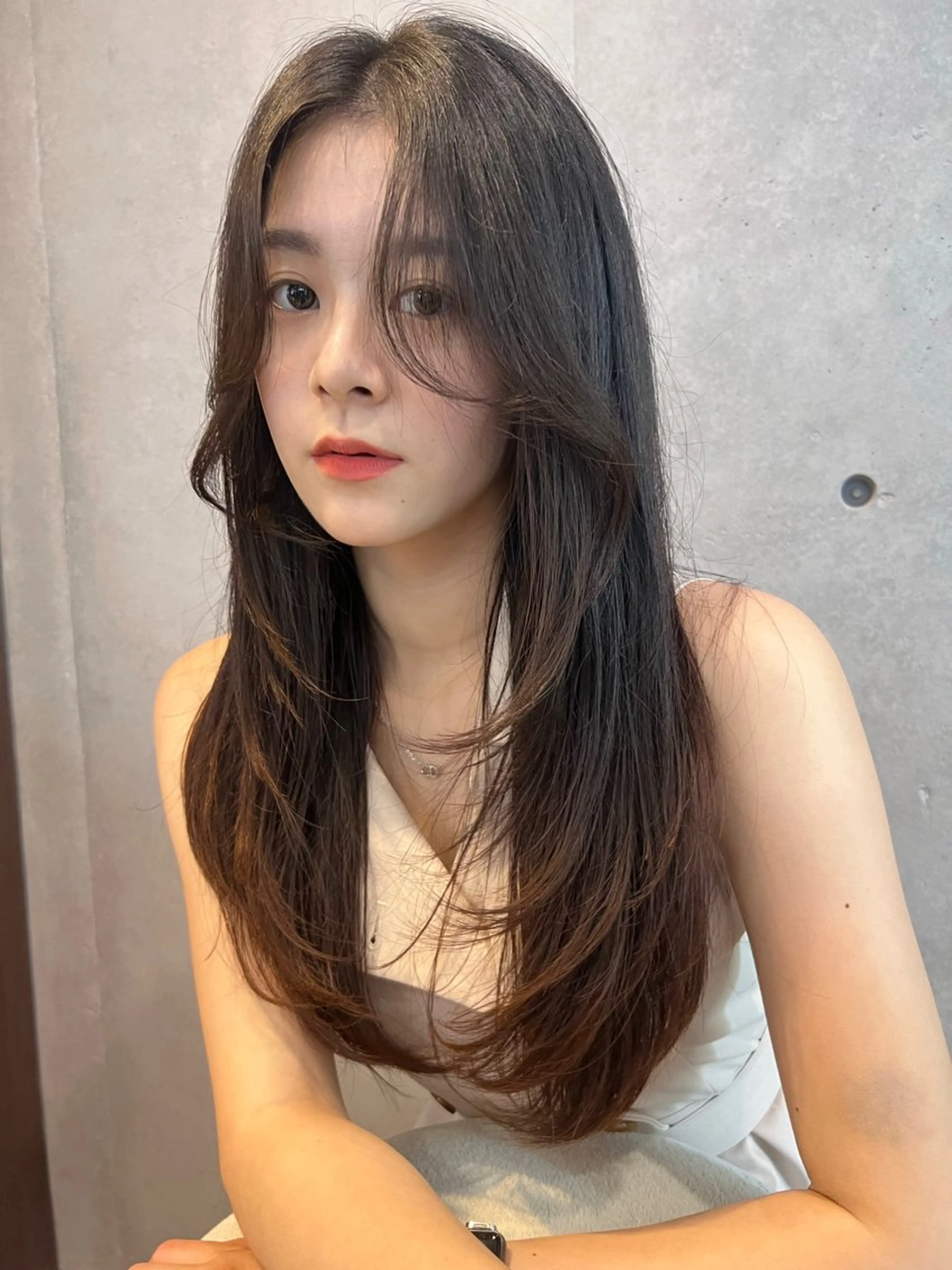 🌟special coupon🌟韓国風カット+ケアカラーolaplexトリートメント🇰🇷の写真