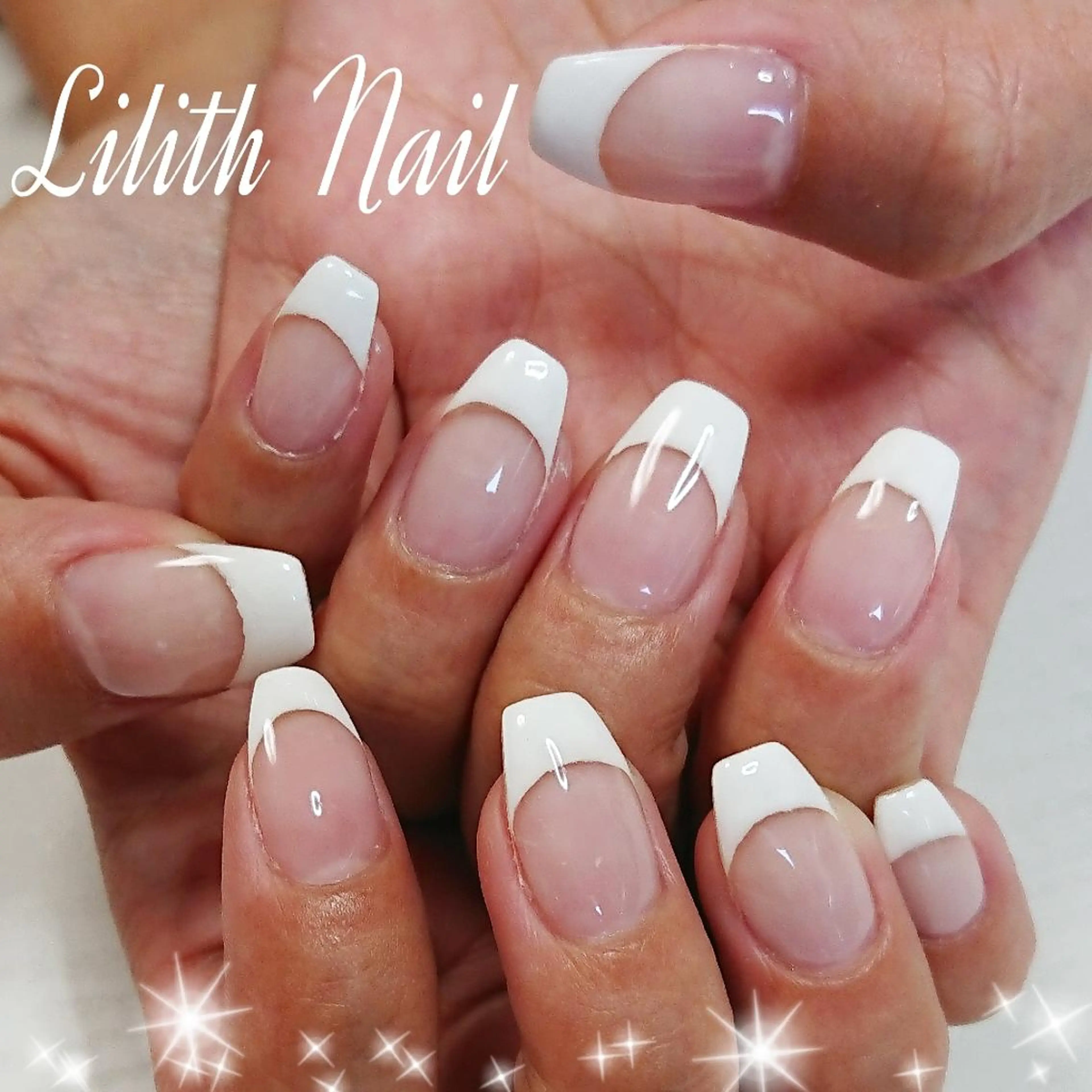ネイル フレンチネイル シンプルネイル ハンドネイル Lilith Nailのネイルデザイン