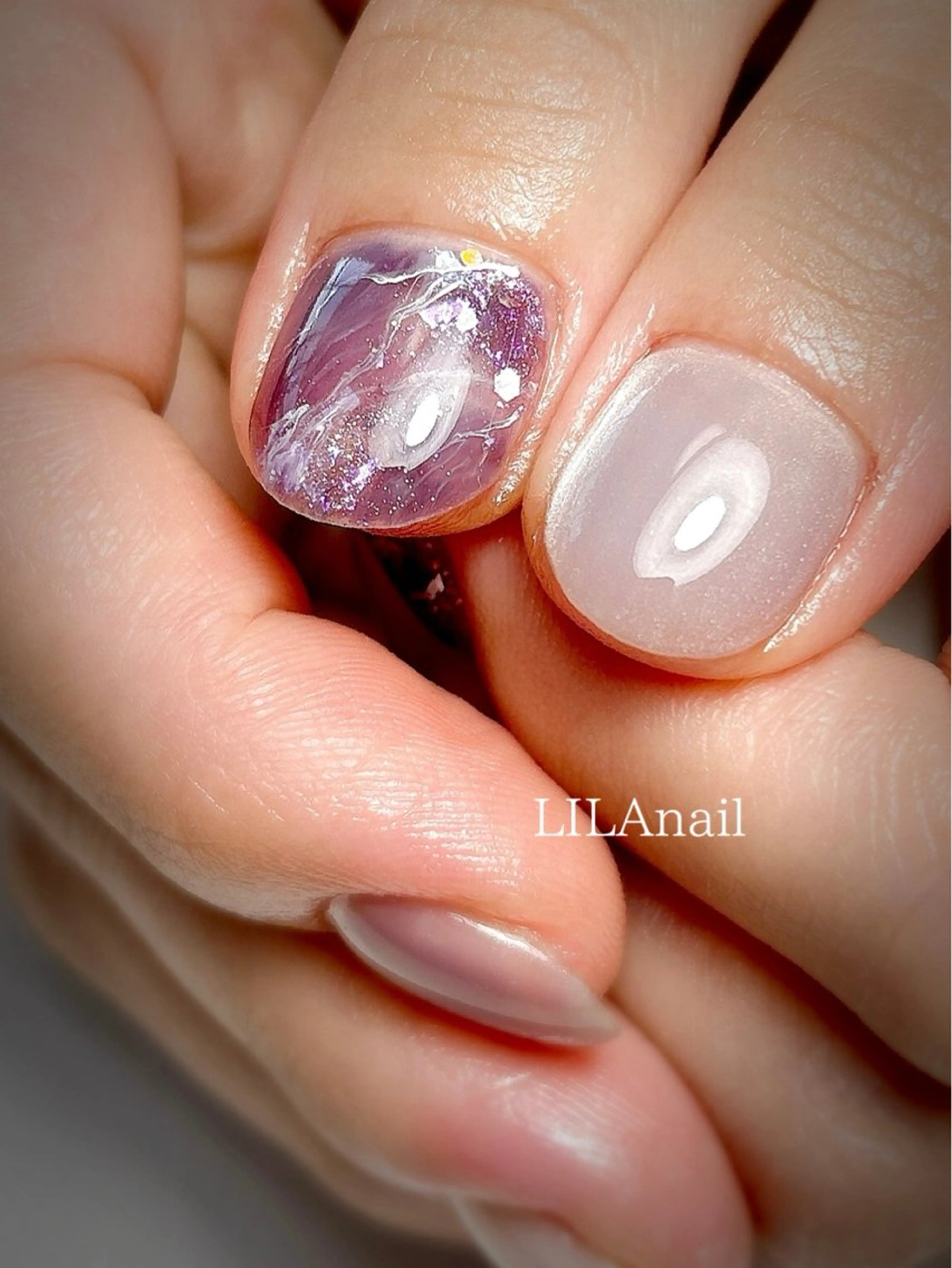 ネイル マグネットネイル Nail Salon LILAのネイルデザイン