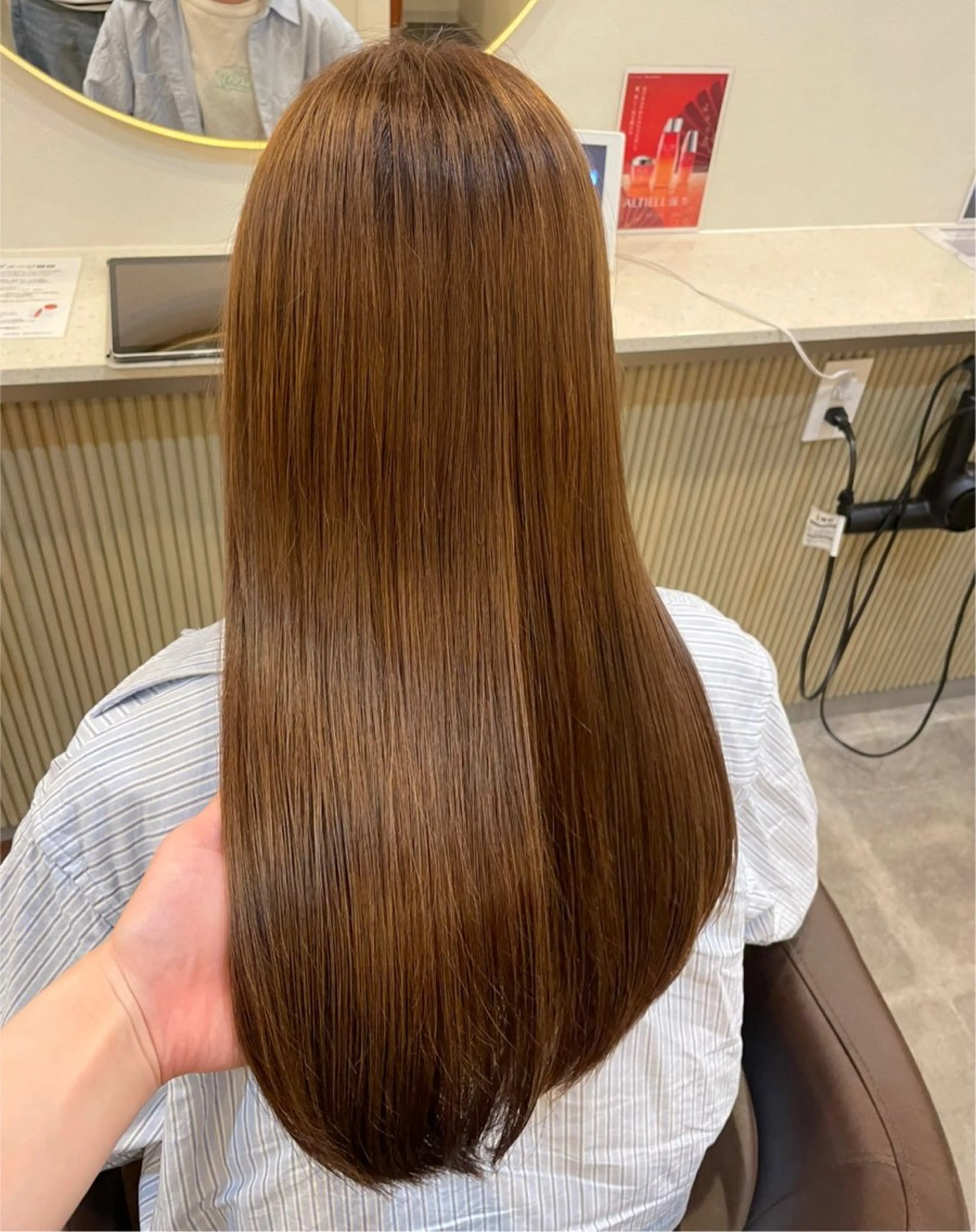 ロング カラー ブラウンカラー ロング ヘアカラー Perfume by afloat 高橋樹のヘアスタイル